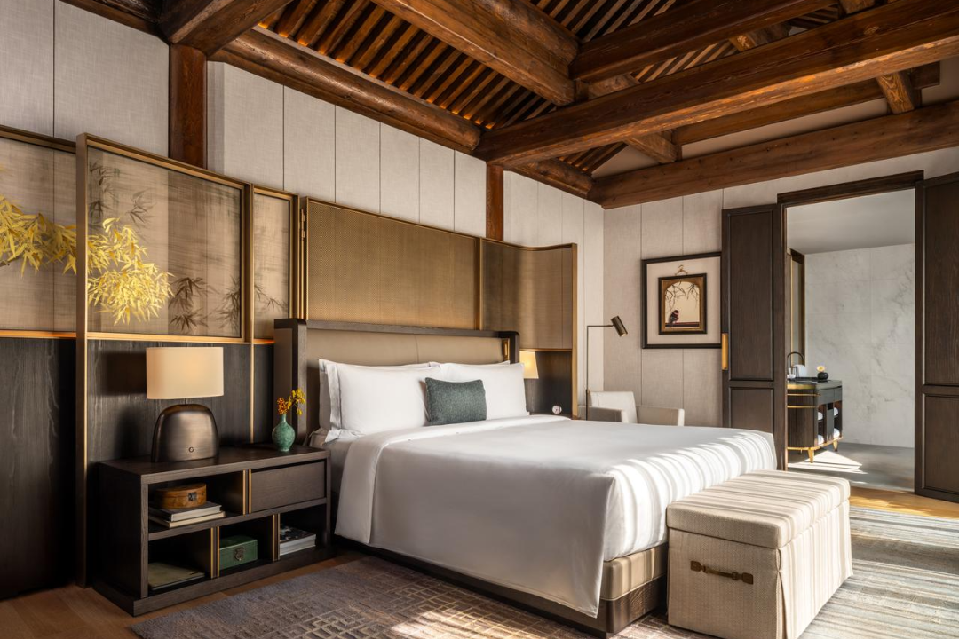 <p>Each room at the hotel looks out onto a private courtyard</p>