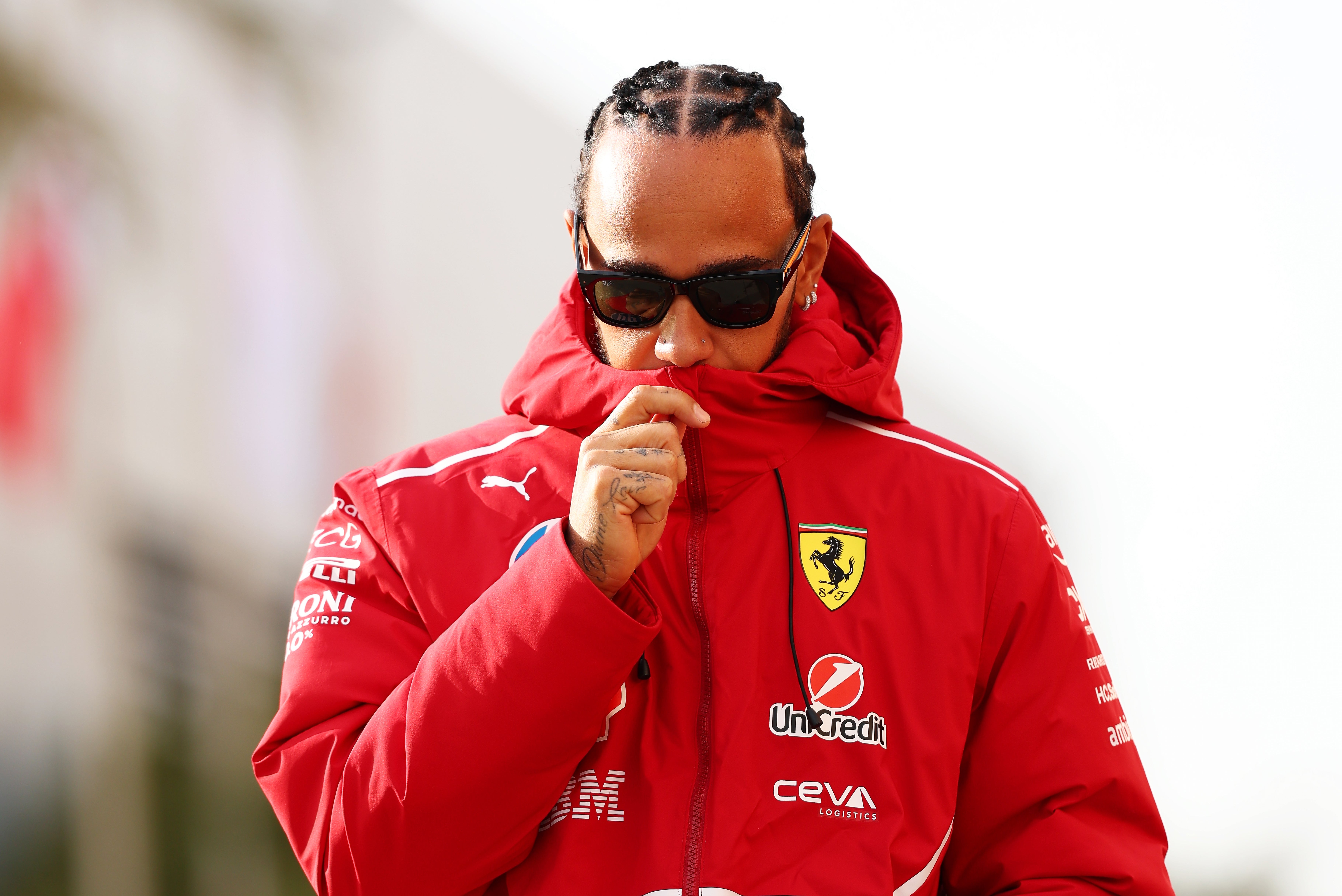 Lewis Hamilton on day one of F1 pre-season testing