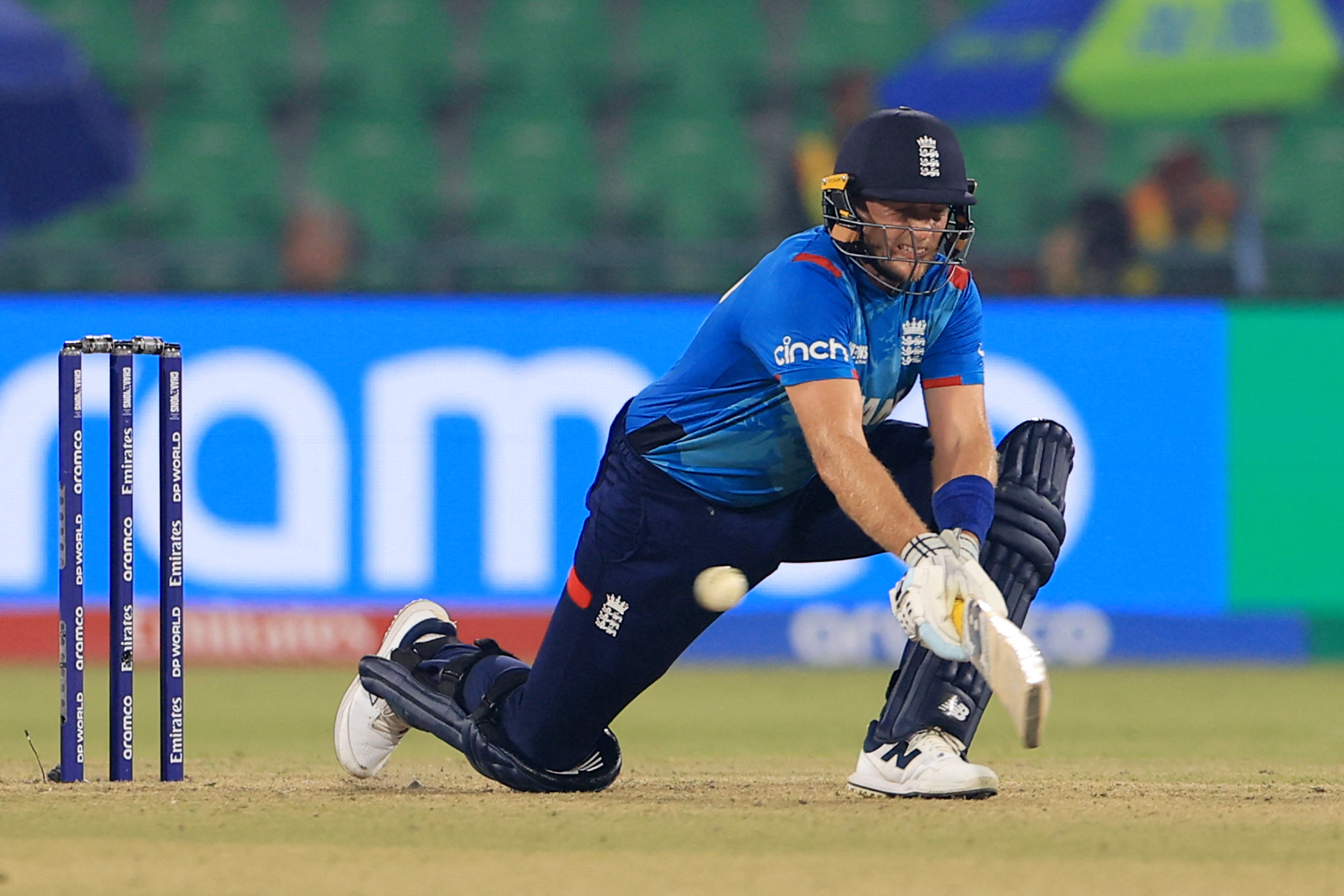 Joe Root scored 120 during England’s chase but couldn’t get the team over the line