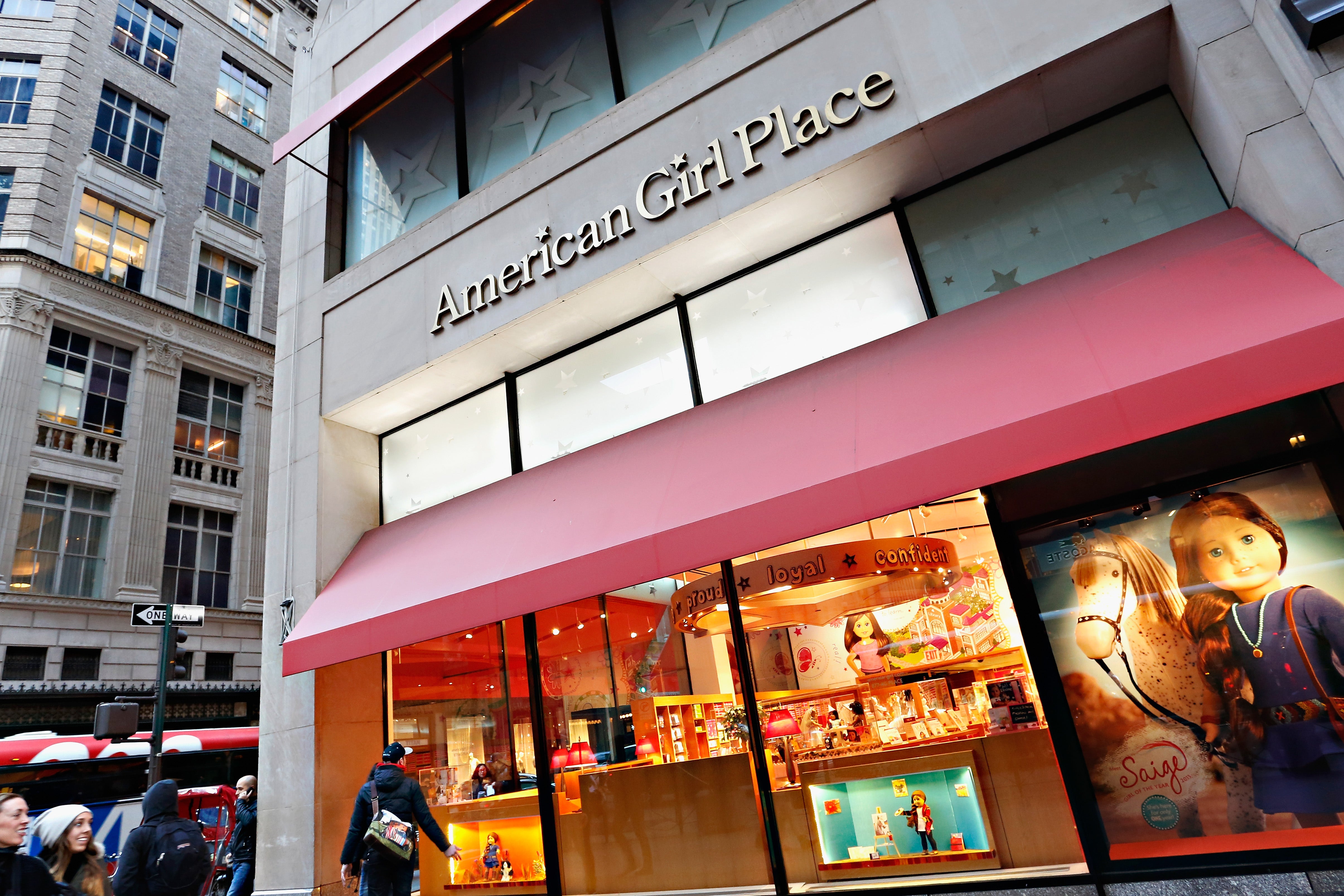 American Girl is the subject of a new lawsuit filed by a server who says a manager at the Manhattan flagship store discriminated against him
