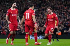 Liverpool’s midfield masterclass puts them on brink of Premier League title