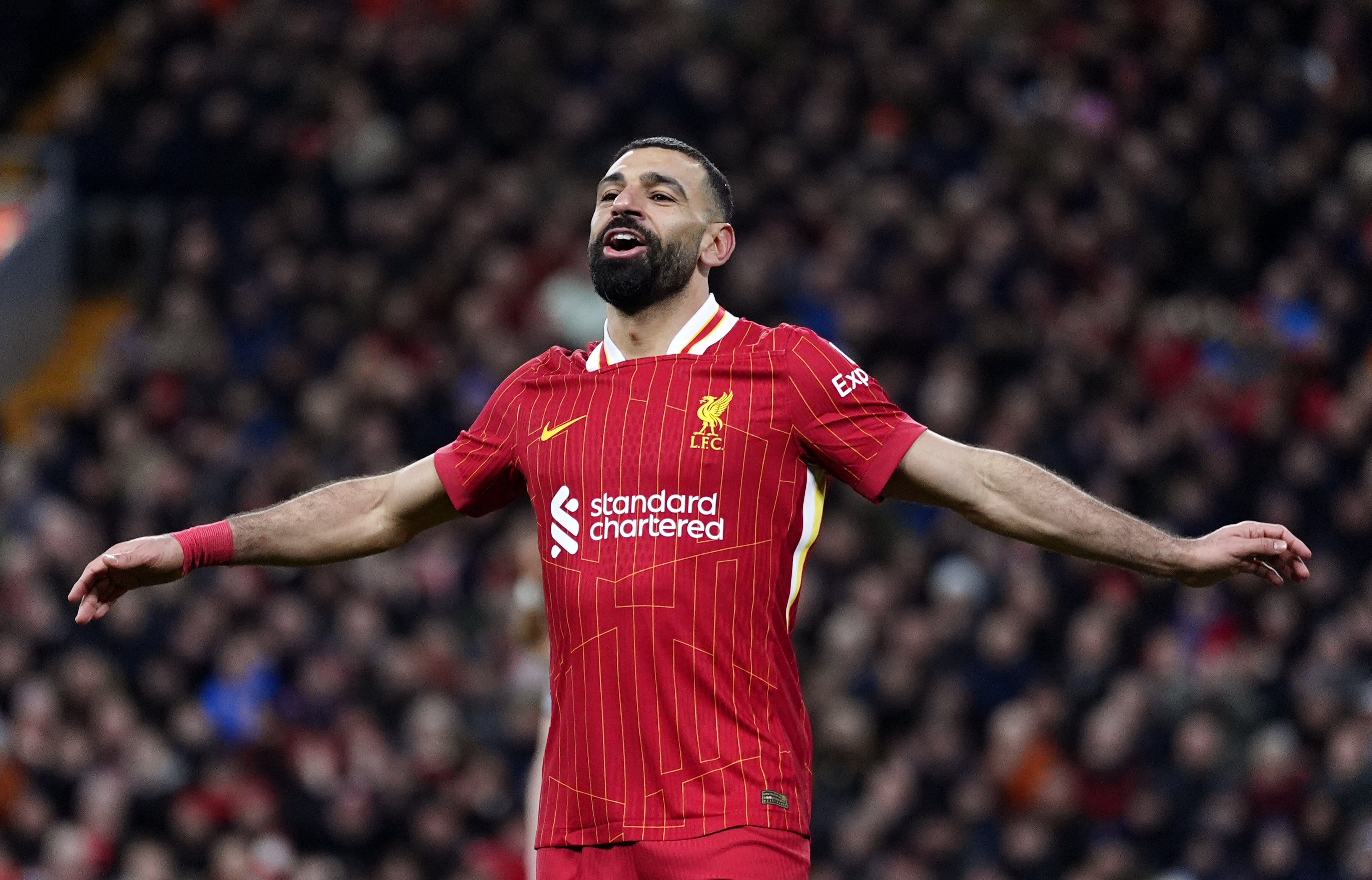 Mo Salah played his part again as Liverpool beat Newcastle (Peter Byrne/PA)