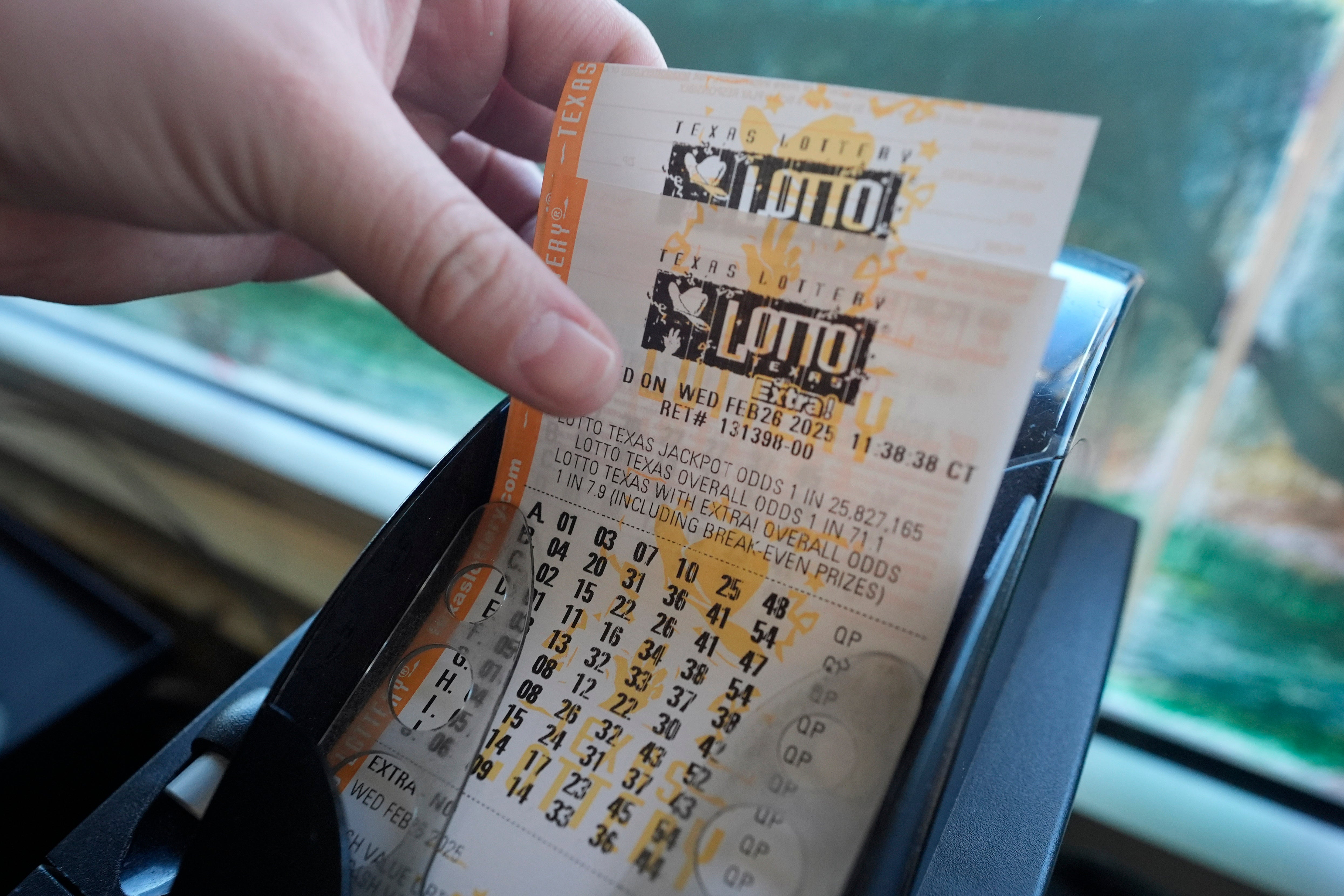A Texas woman’s lottery win is under investigation after she used a lottery courier to purchase the ticket