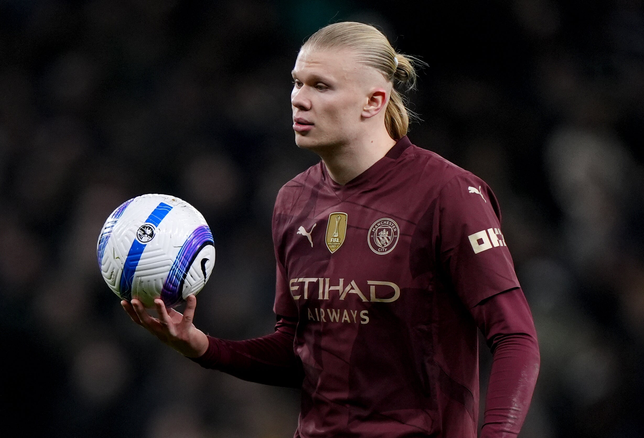 Erling Haaland scored his 20th goal of the campaign (Bradley Collyer/PA)