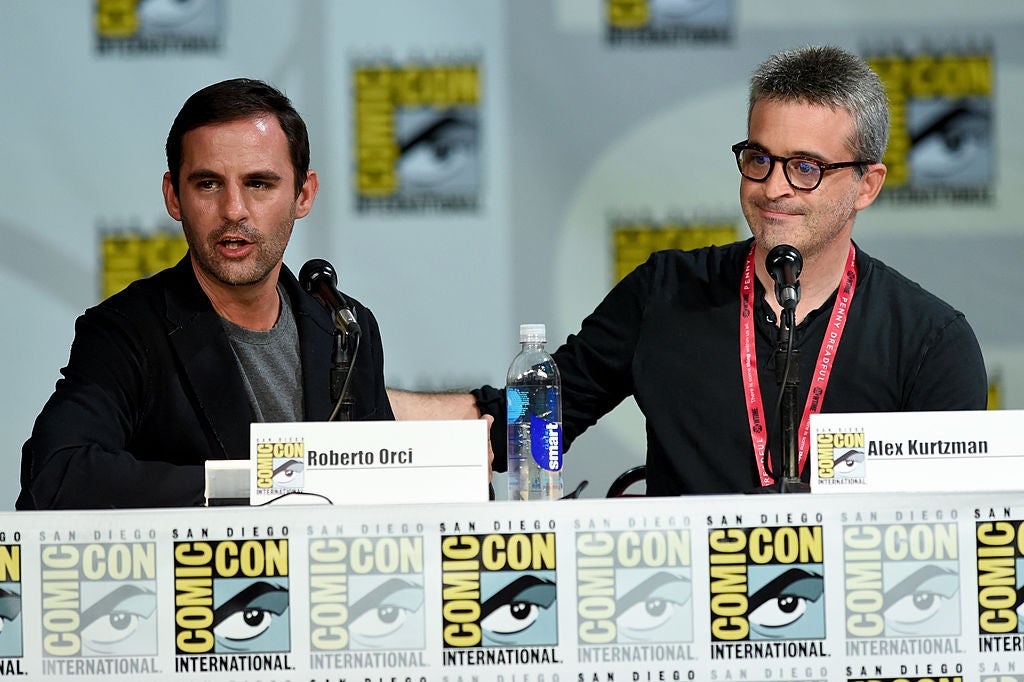 Roberto Orci and Alex Kurtzman at San Diego Comic Con 2014