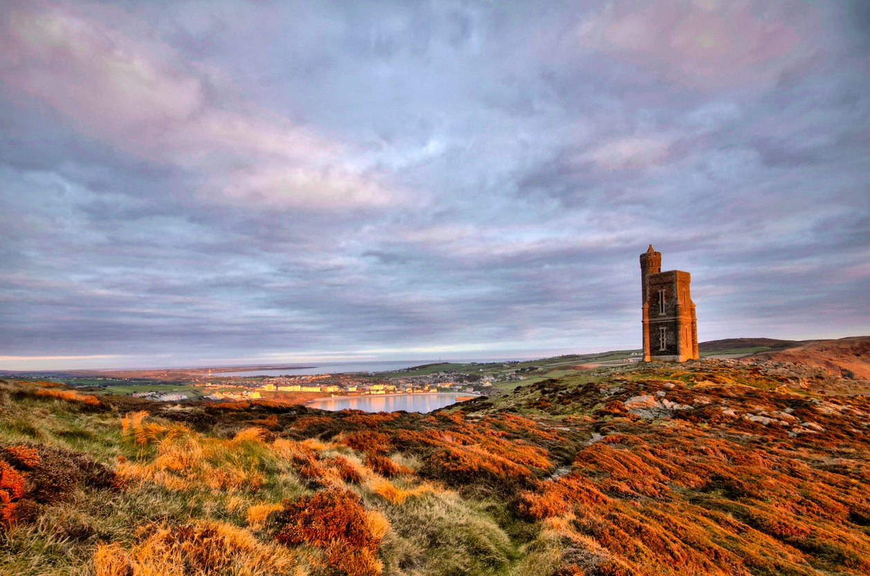 Milner's Tower on the Isle of Man