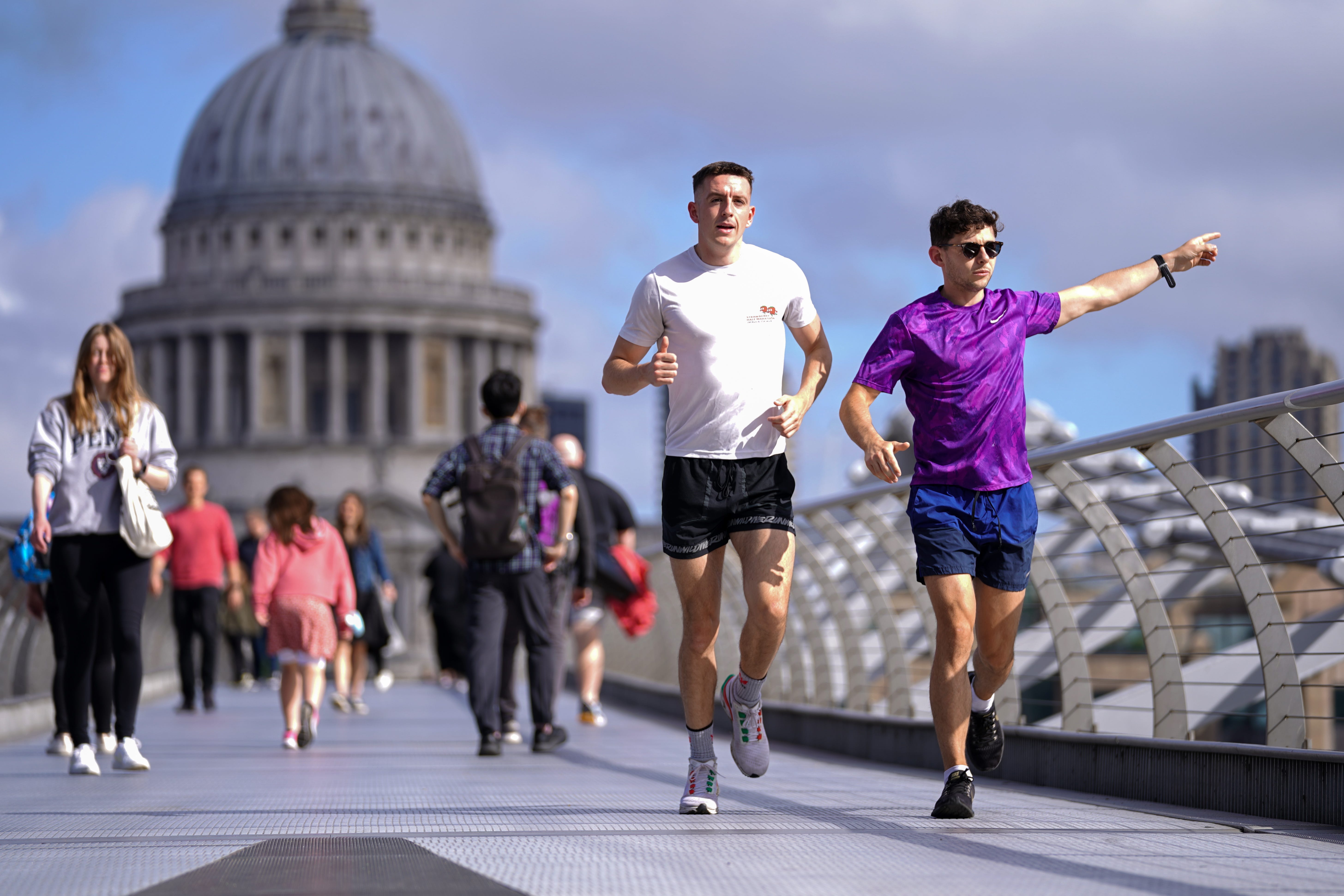 A Sport England report published last year found healthy, active lifestyles save the health and care system £10.5 billion a year (Kirsty O’Connor/PA)