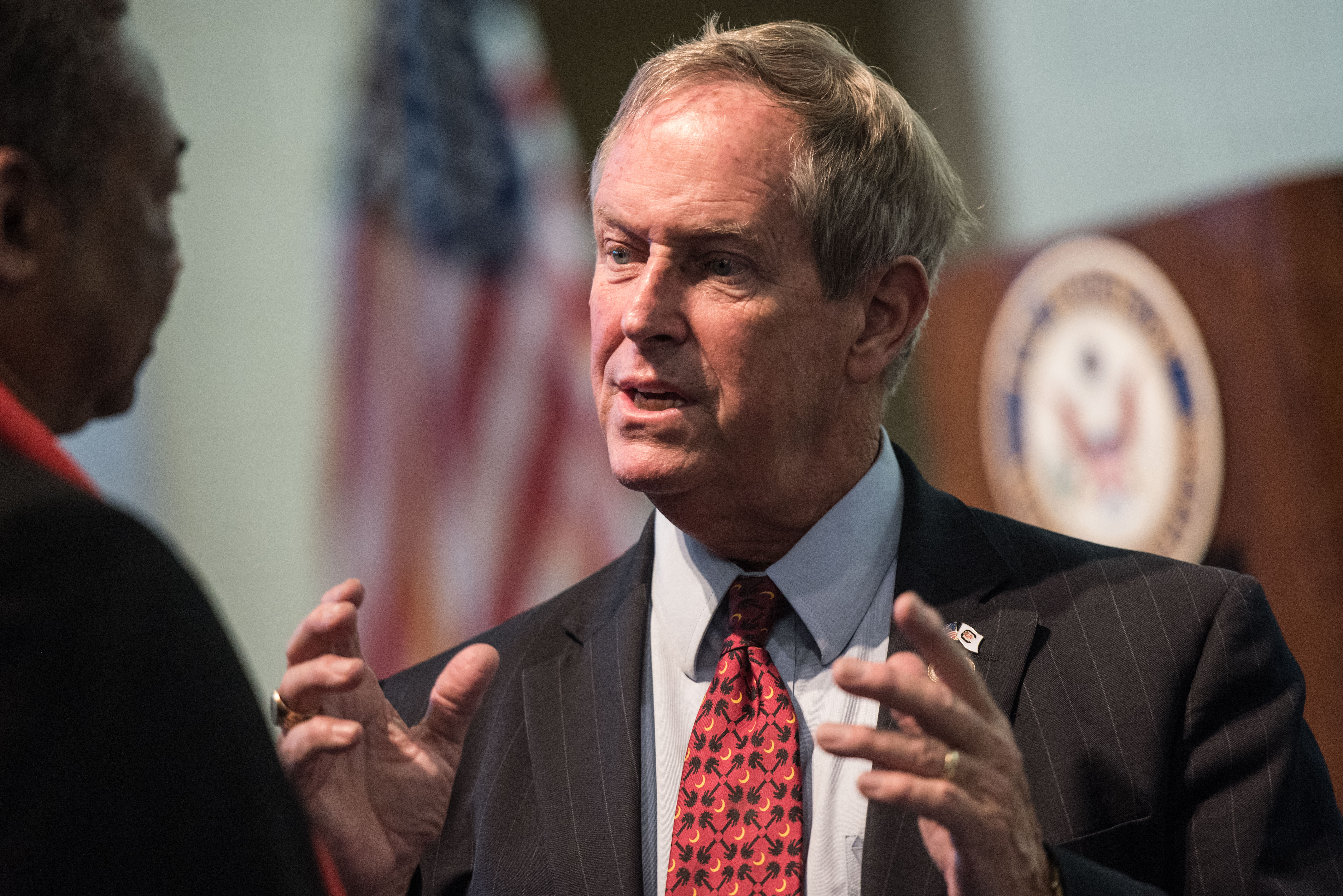 Rep. Joe Wilson, photographed in April 2017, tweeted on Wednesday evening about the new $250 Trump bill proposal