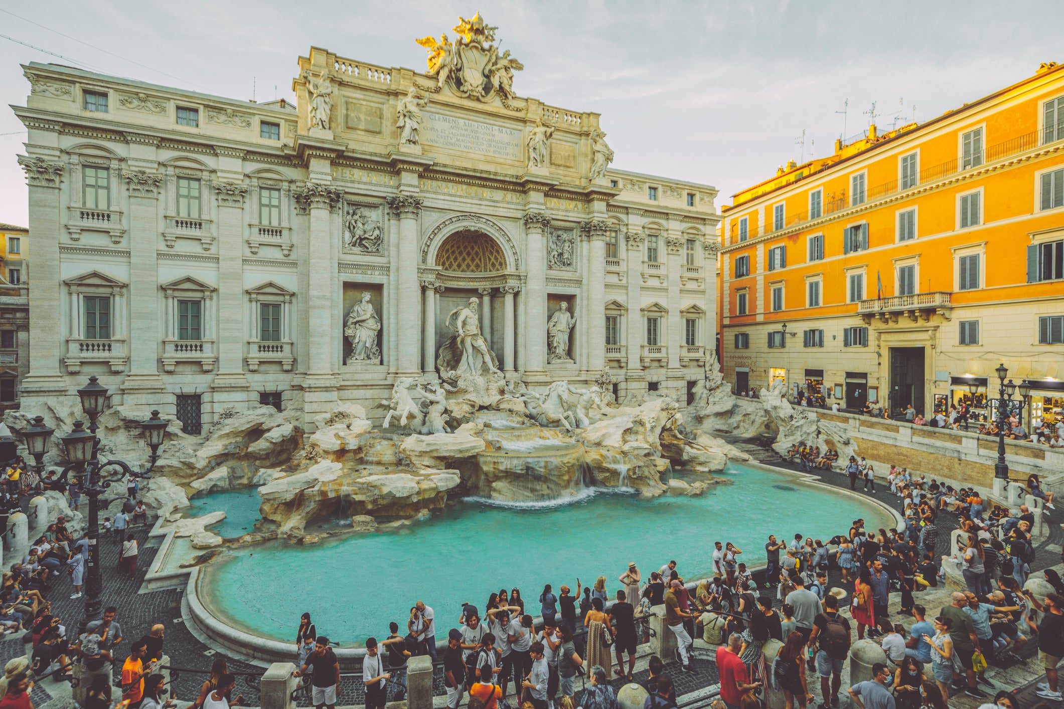 The Trevi Fountain is one of Rome’s most famous landmarks