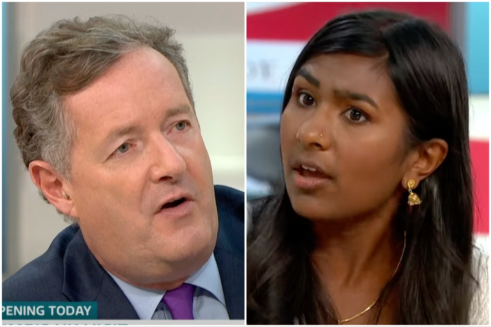 Head to head: Ash Sarkar went viral with her withering putdown of Piers Morgan on ‘Good Morning Britain’
