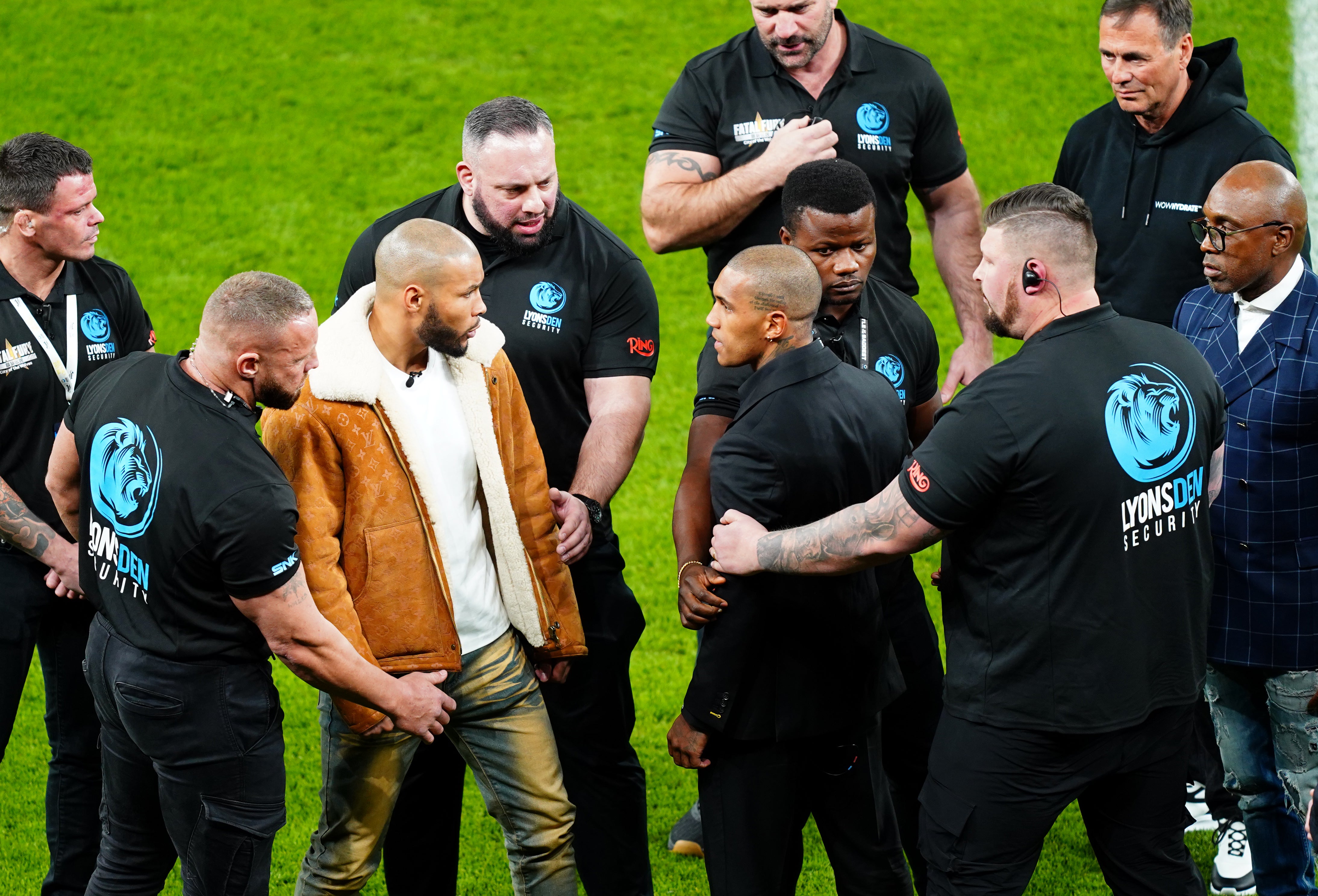 The second of two face-offs between Eubank Jr (left) and Benn on Thursday