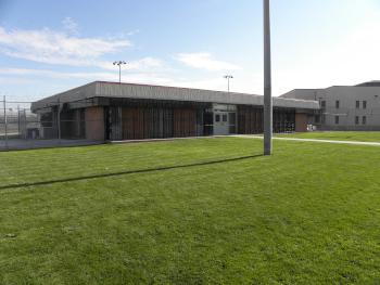 The front of Idaho's F block. The state is considering spending $1.2 million to retrofit the facility to accommodate firing squad executions