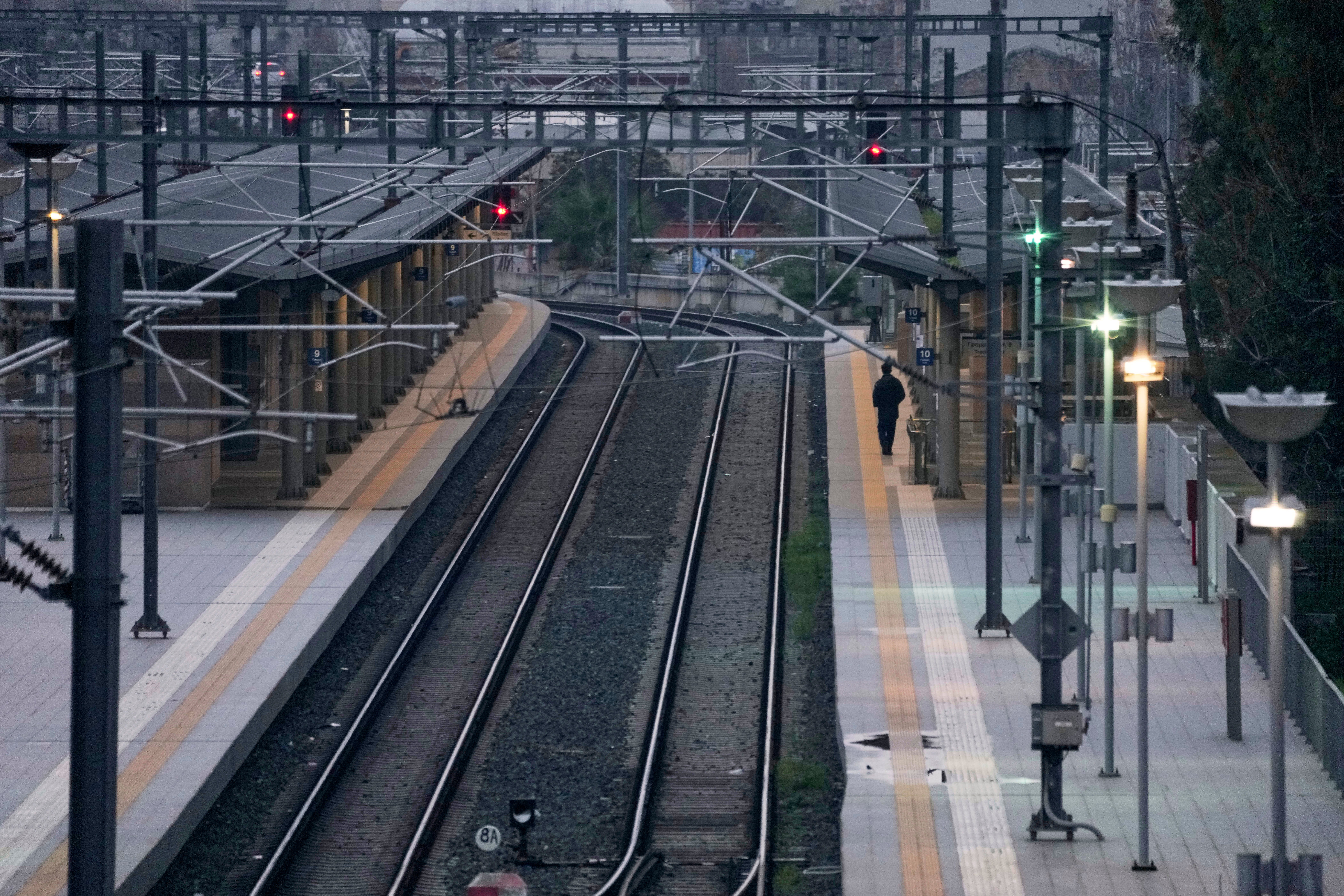 Greece Strike Rail Disaster