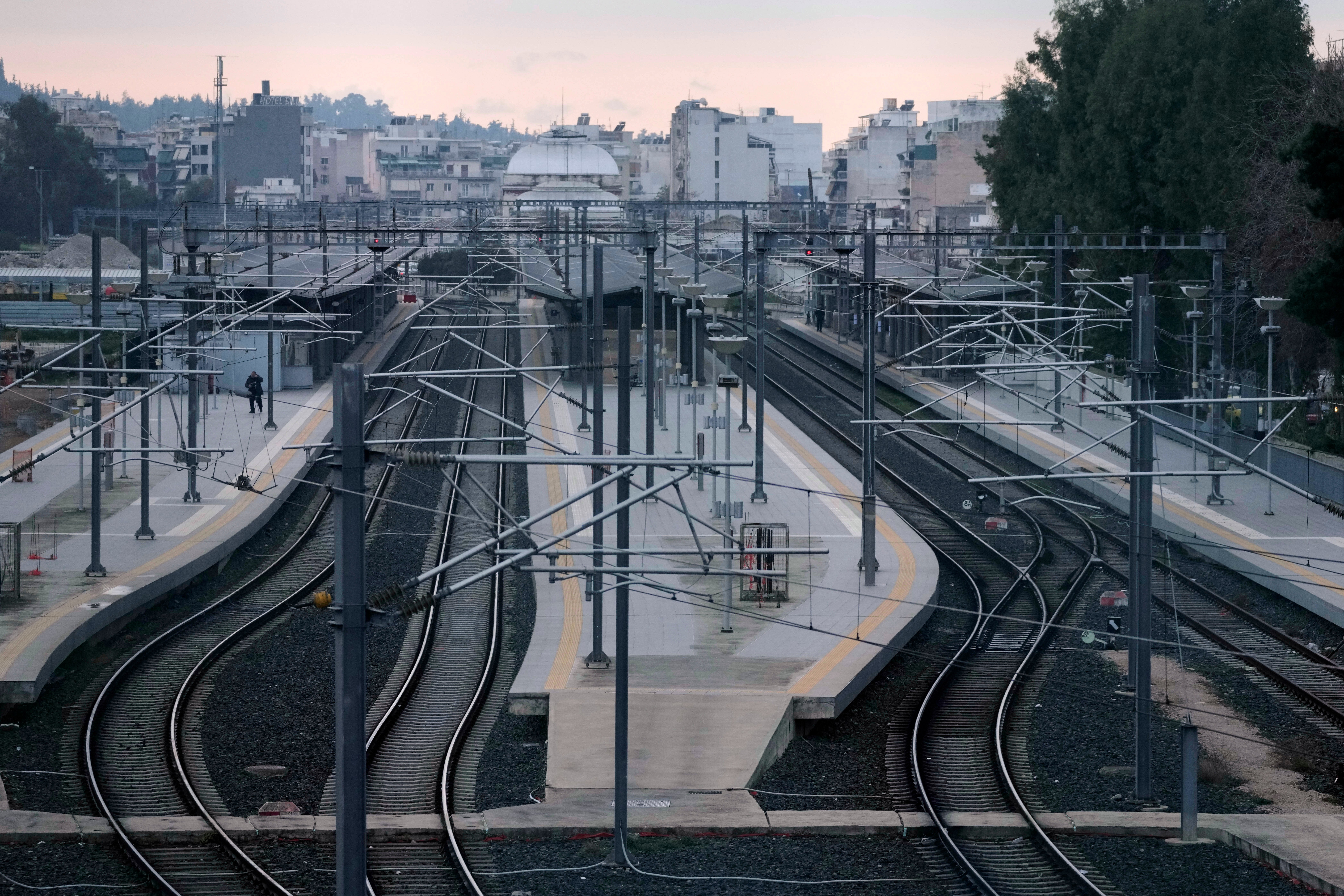 Greece Strike Rail Disaster