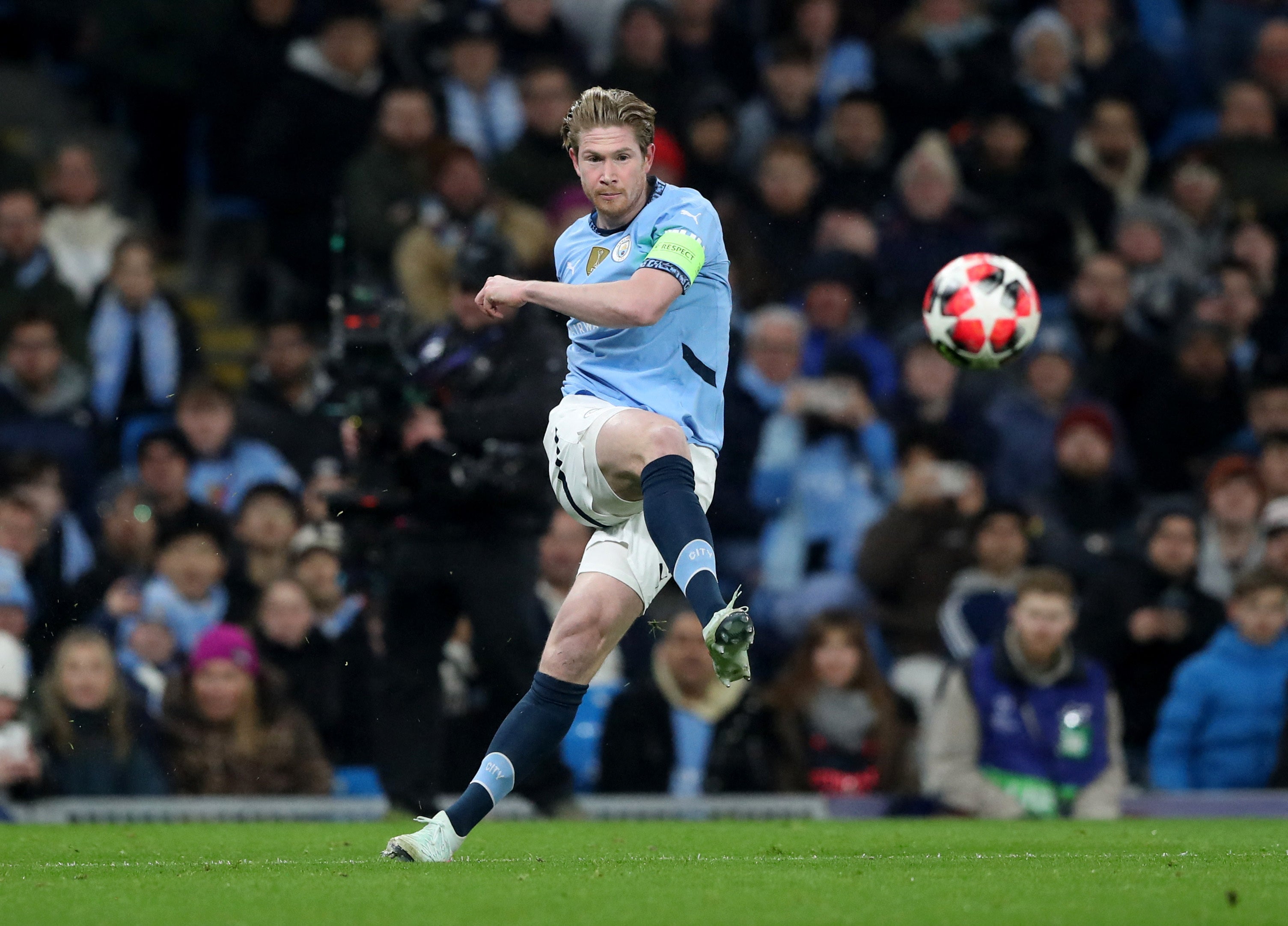 Will Kevin De Bruyne have his sights on goal?