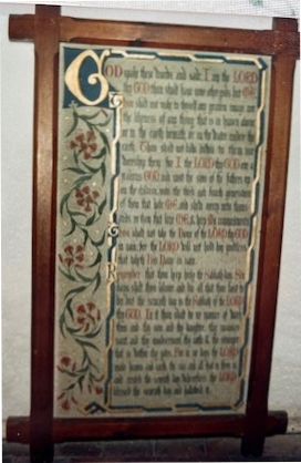 The third mural snatched from the Lincolnshire church