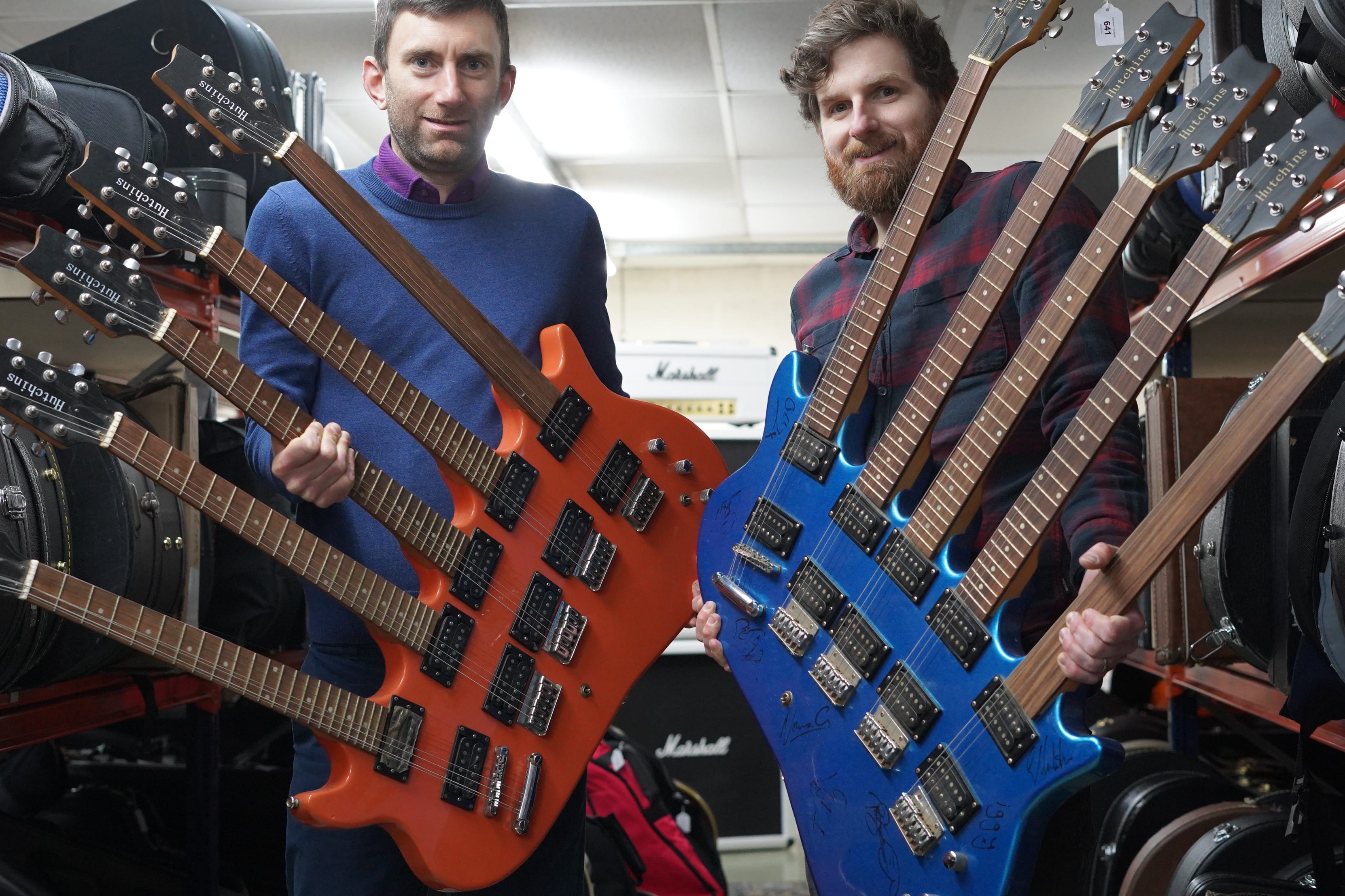 The instruments are being sold by a British private collector and are expected to fetch between £3,000 and £5,000 (Gardiner Houlgate/PA)