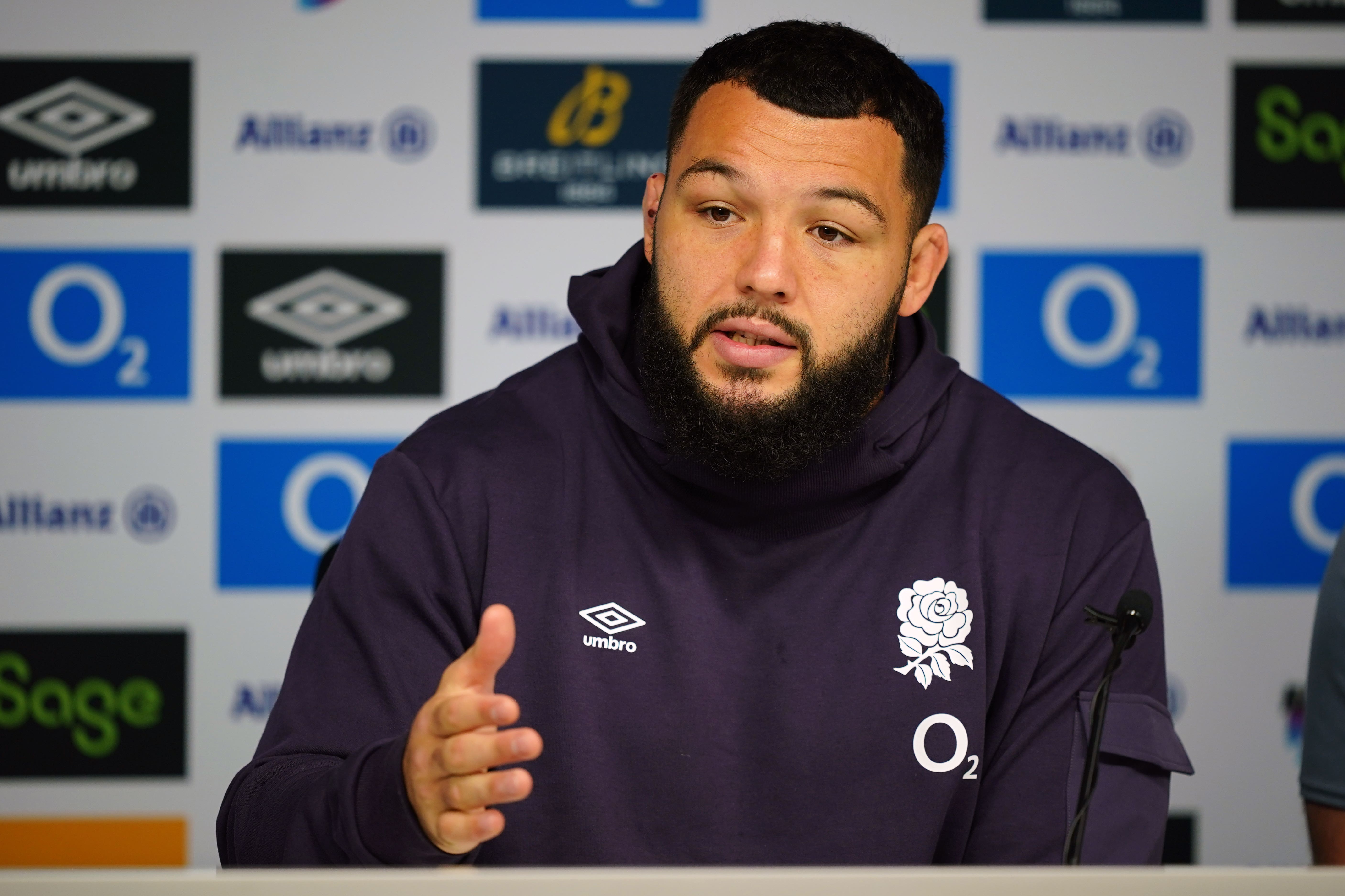 England prop Ellis Genge. (Yui Mok/PA)