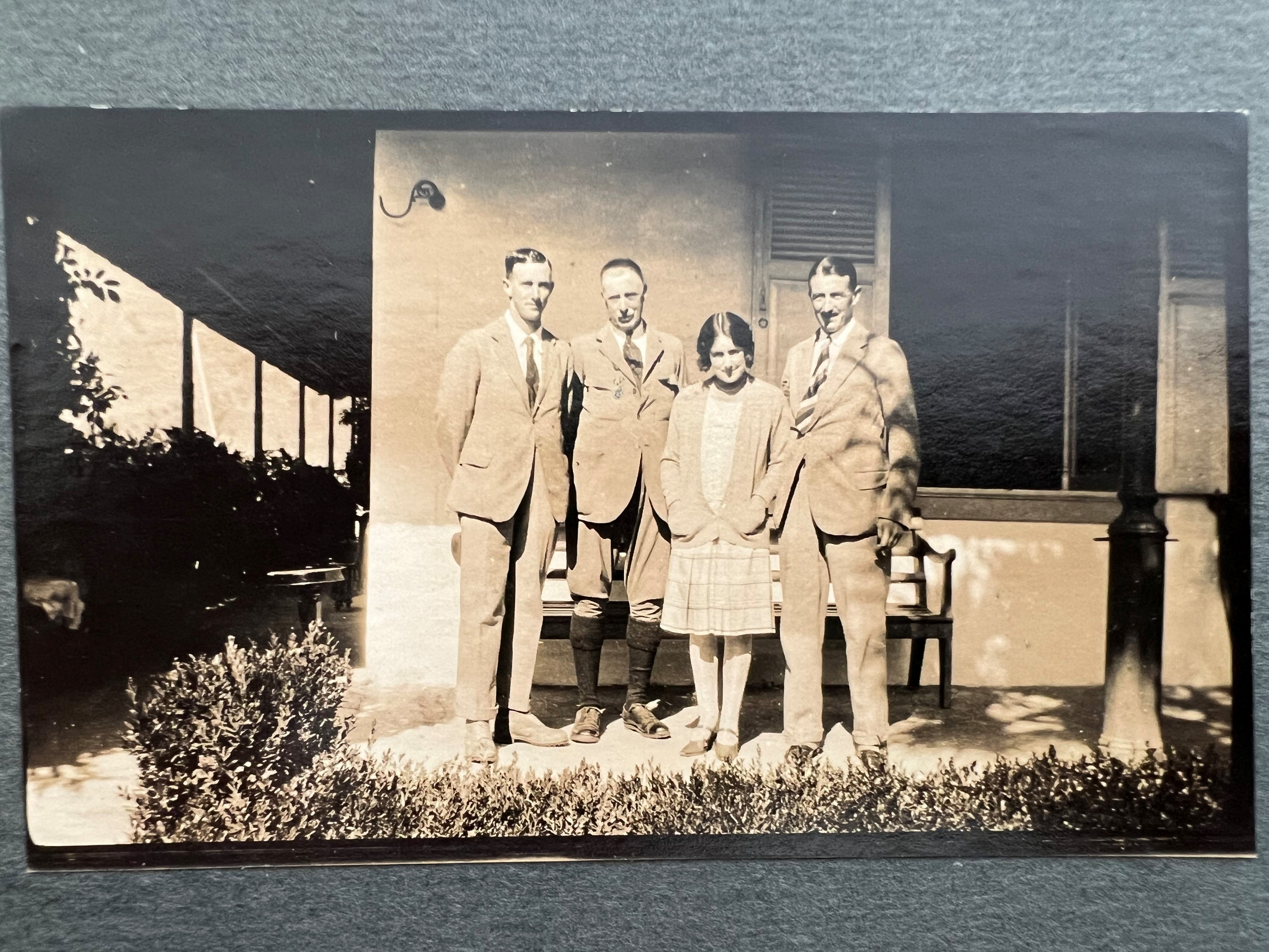 The early Symingtons in 1924 – John, AJ, Eileen and Maurice Bomfim – laying the groundwork for a dynasty that would shape the Douro for generations