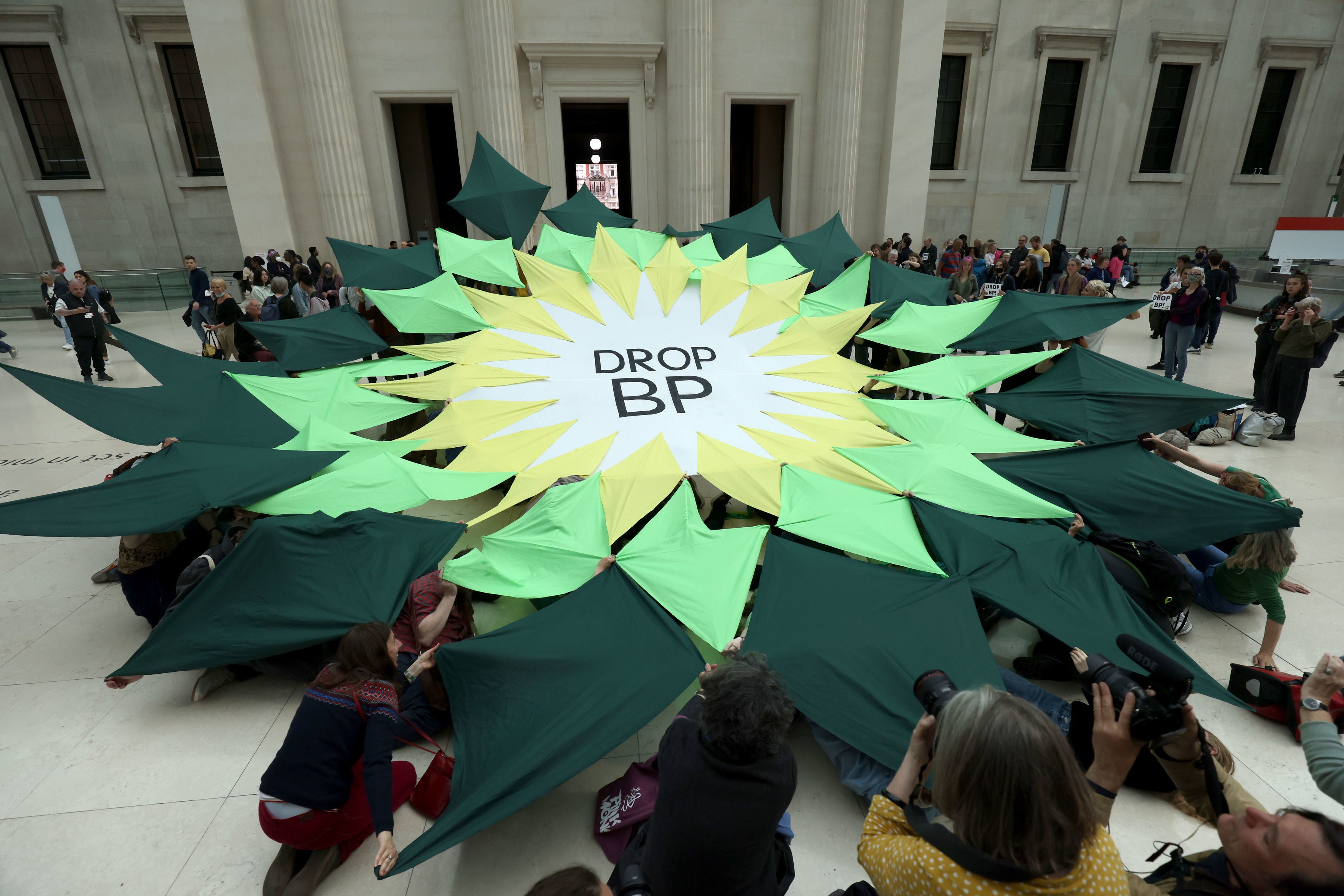 The British Museum has faced calls to end its partnership with BP