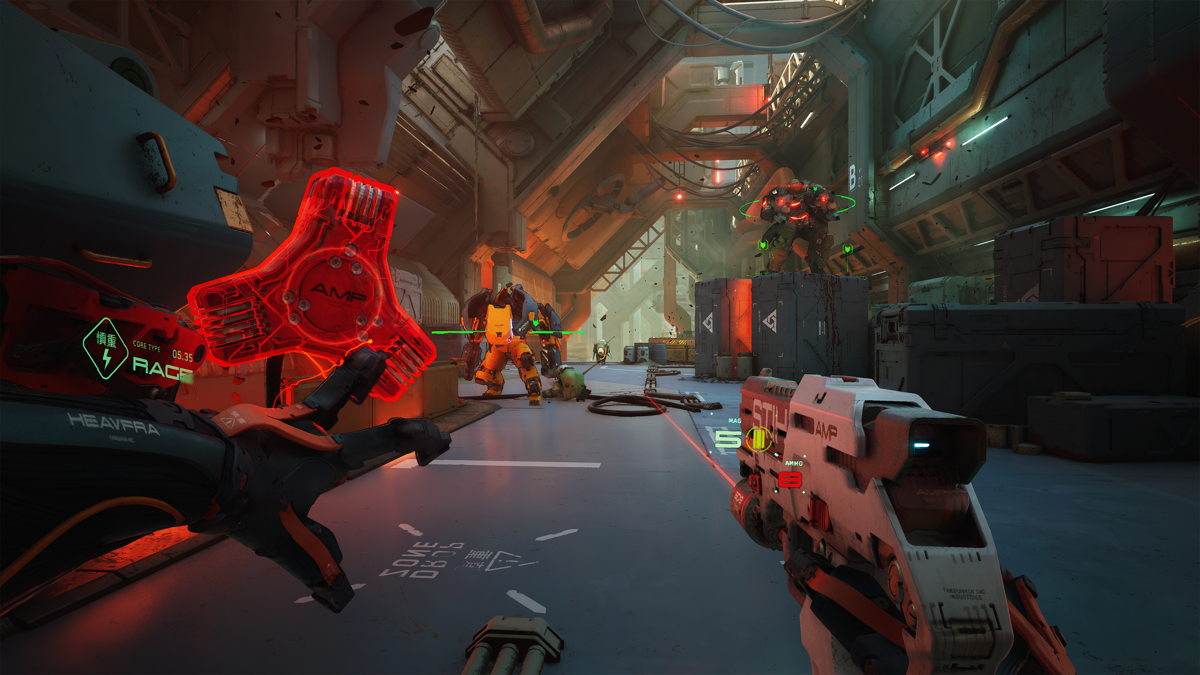 'Core-ripping' is one of the unique spins Metal Eden puts on the first-person shooter genre