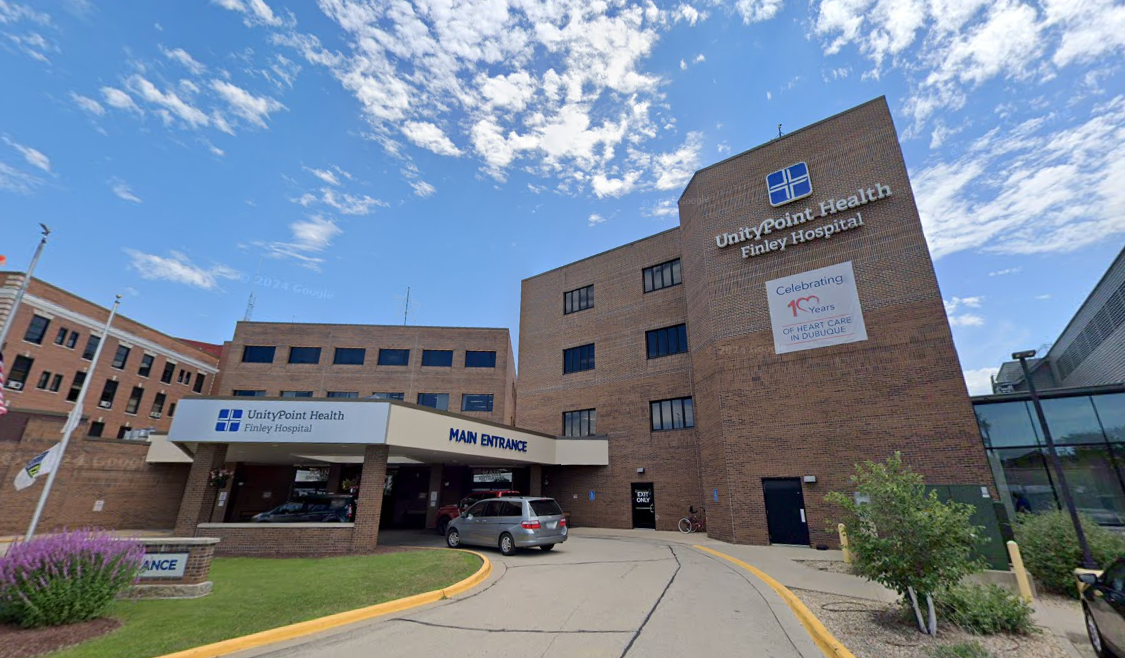 The 1-year-old baby was rushed to Finley Hospital in Dubuque Iowa after responders found him unconscious in the arms of his sibling