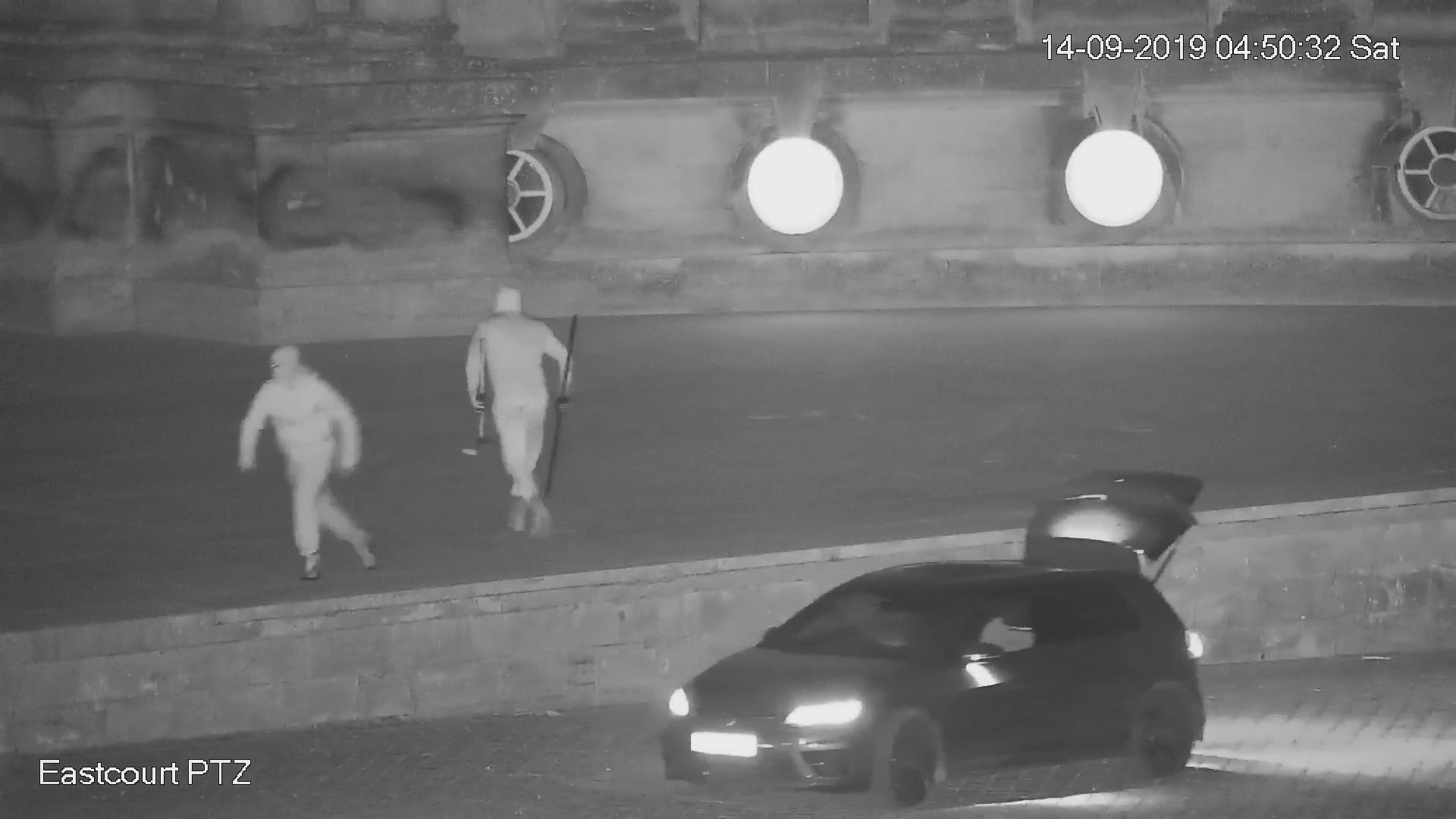 CCTV on the night of the theft (Thames Valley Police/PA)