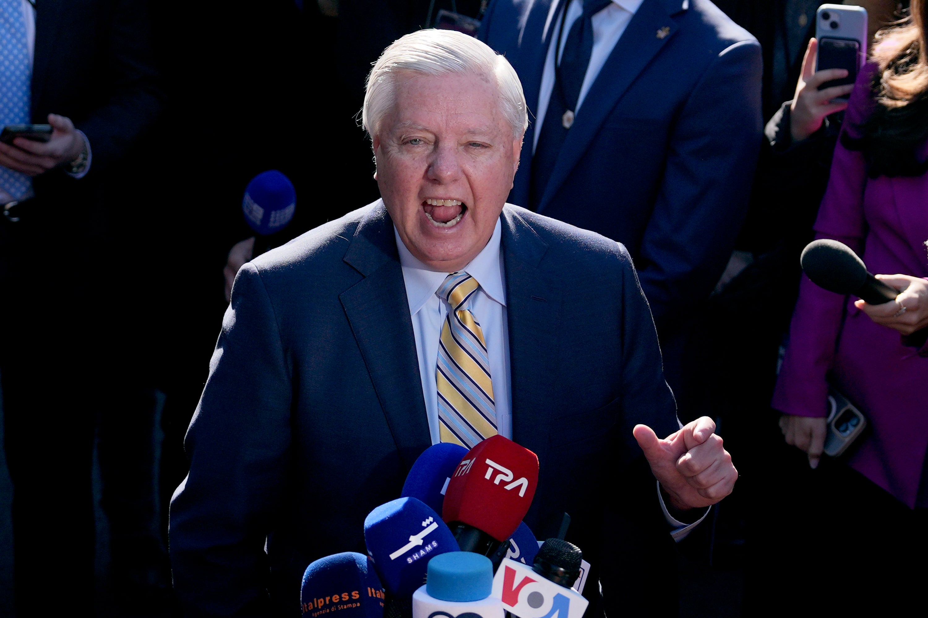 In a social media message, posted shortly after Trump’s address to a joint session of Congress on Tuesday night, Senator Lindsey Graham appeared to champion a third term for the president