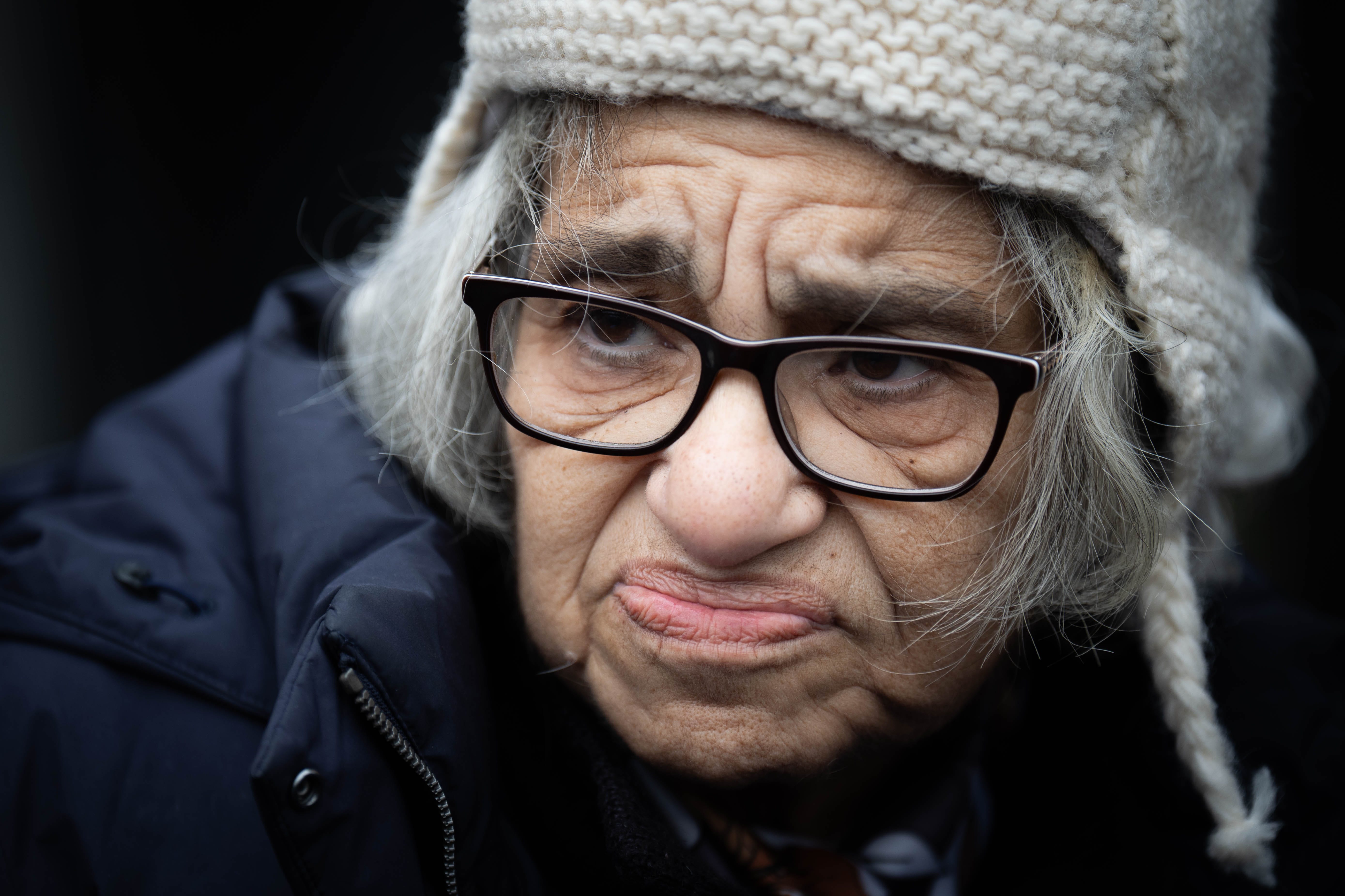 Laila Soueif is the mother of jailed British-Egyptian Alaa Abd El-Fattah, 43, who has been detained in Egypt since September 29 2019, and in December 2021 was sentenced to five years in prison after being accused of spreading false news (James Manning/PA)