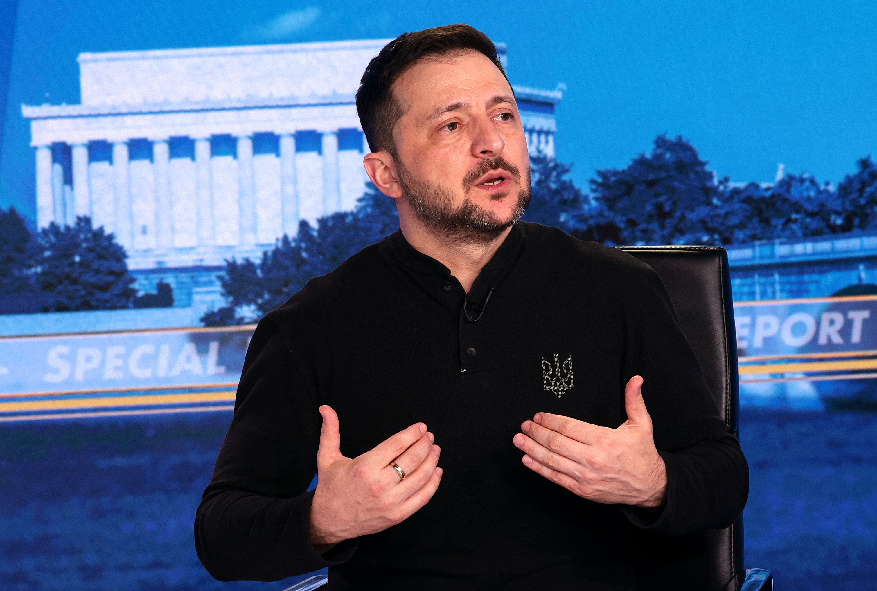 Mr Zelensky later went on Fox News and said the relationship was salvageable