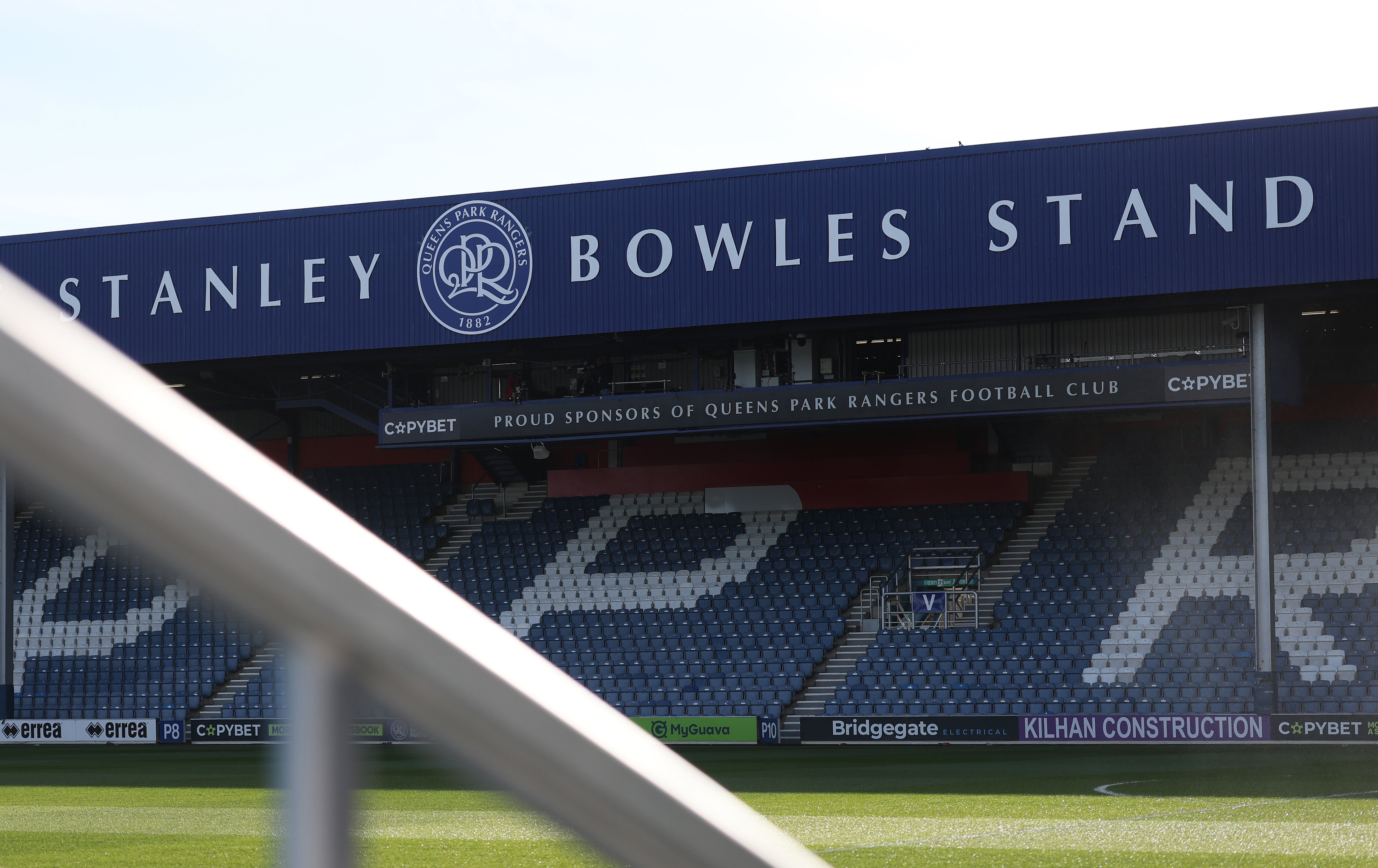 A view of Queens Park Rangers' ground at Loftus Road