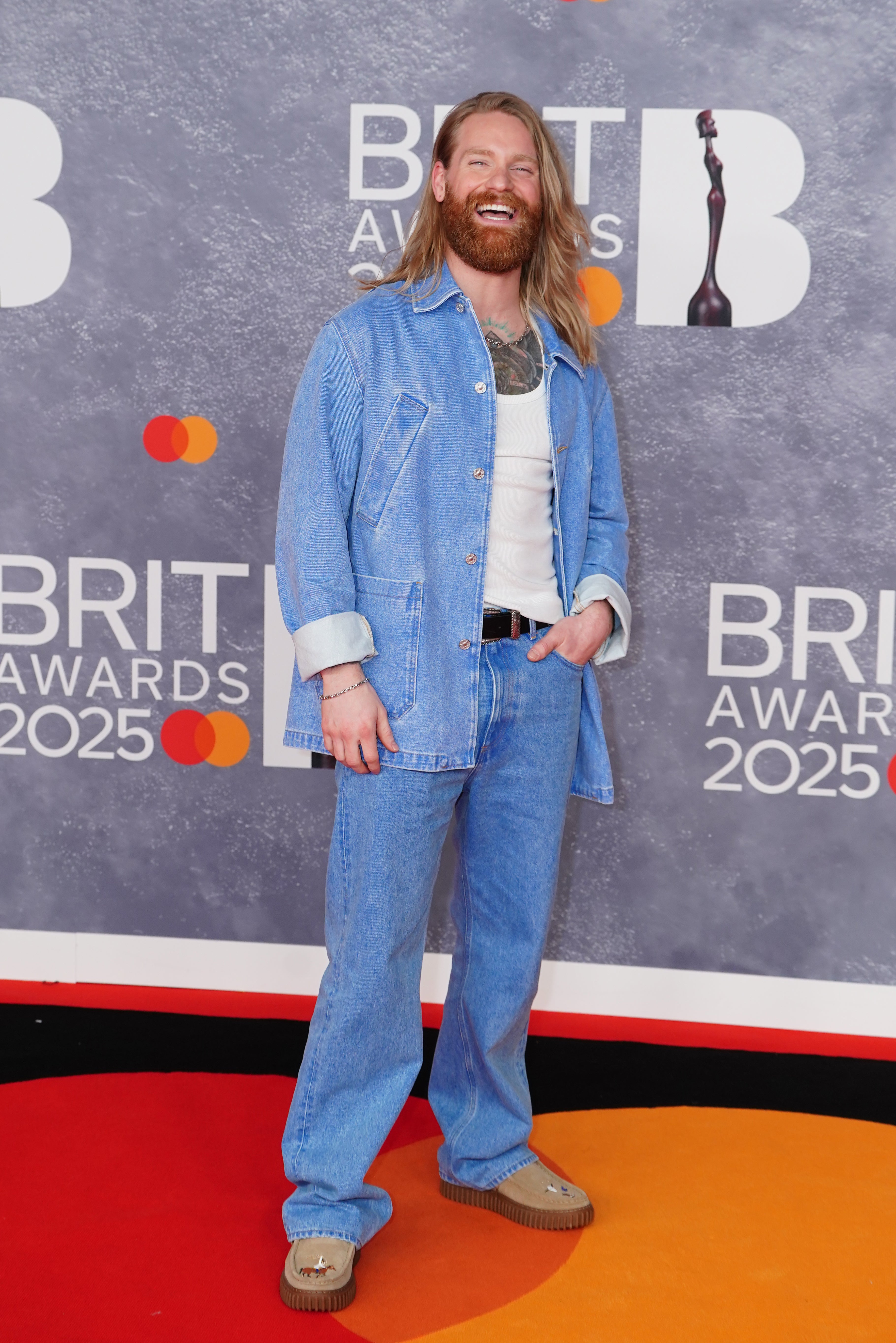 Sam Ryder at the 2025 Brit Awards