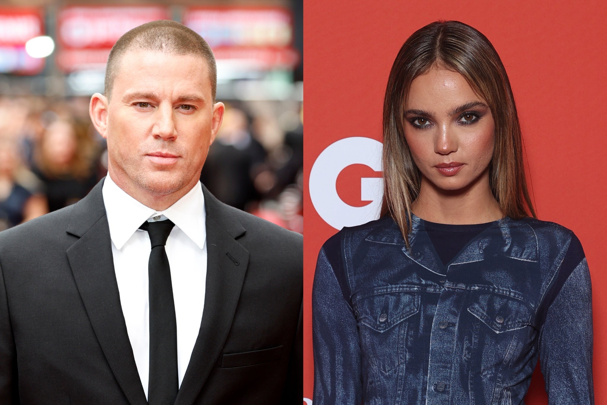 Channing Tatum, 44, and Inka Williams, 24 are spotted leaving a glitzy, pre-Oscars party together in Los Angeles on Friday