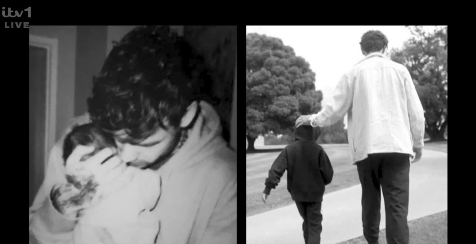The tribute featured photos of Payne with his son Bear