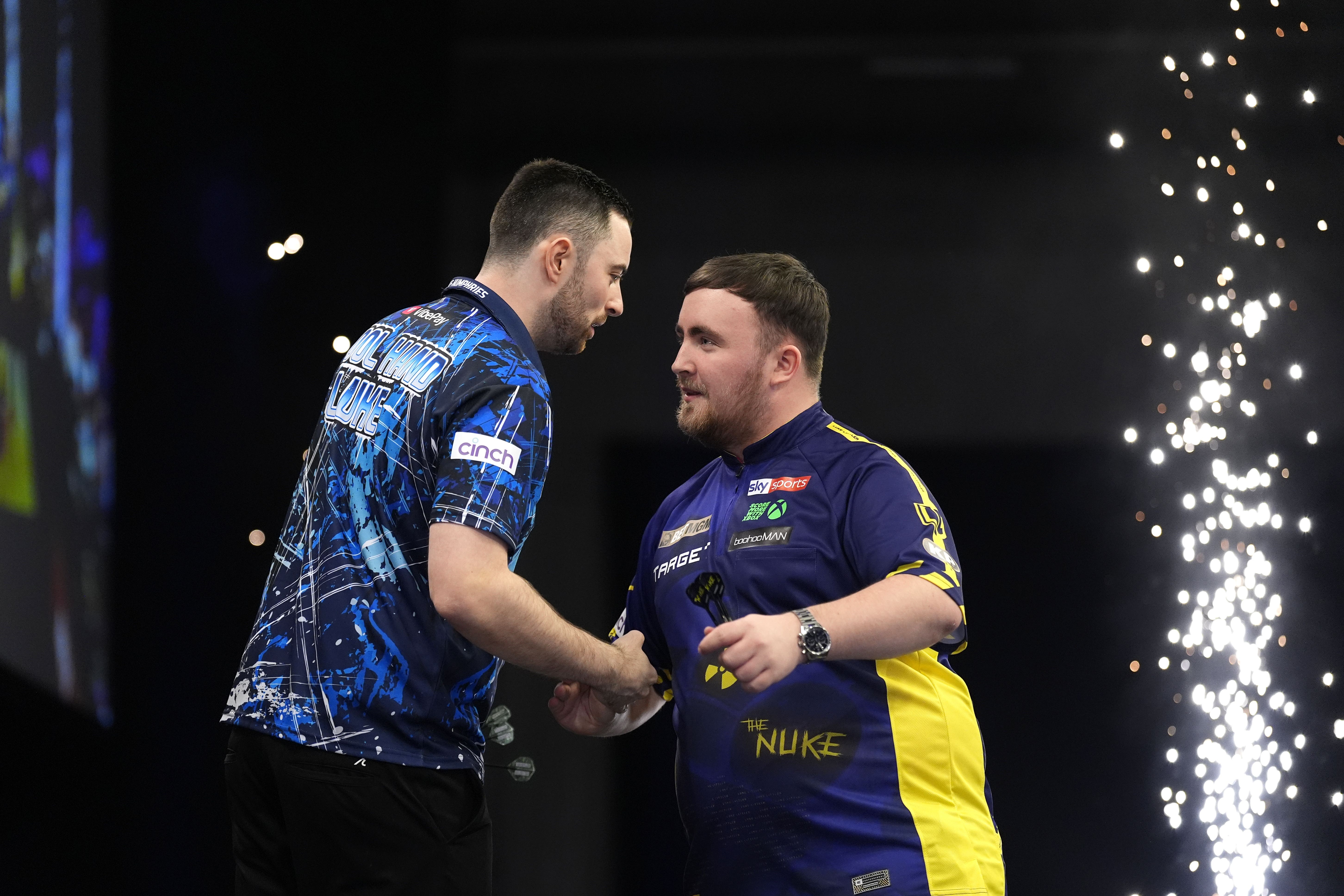 Luke Humphries (left) and Luke Littler made it through (Andrew Matthews/PA)