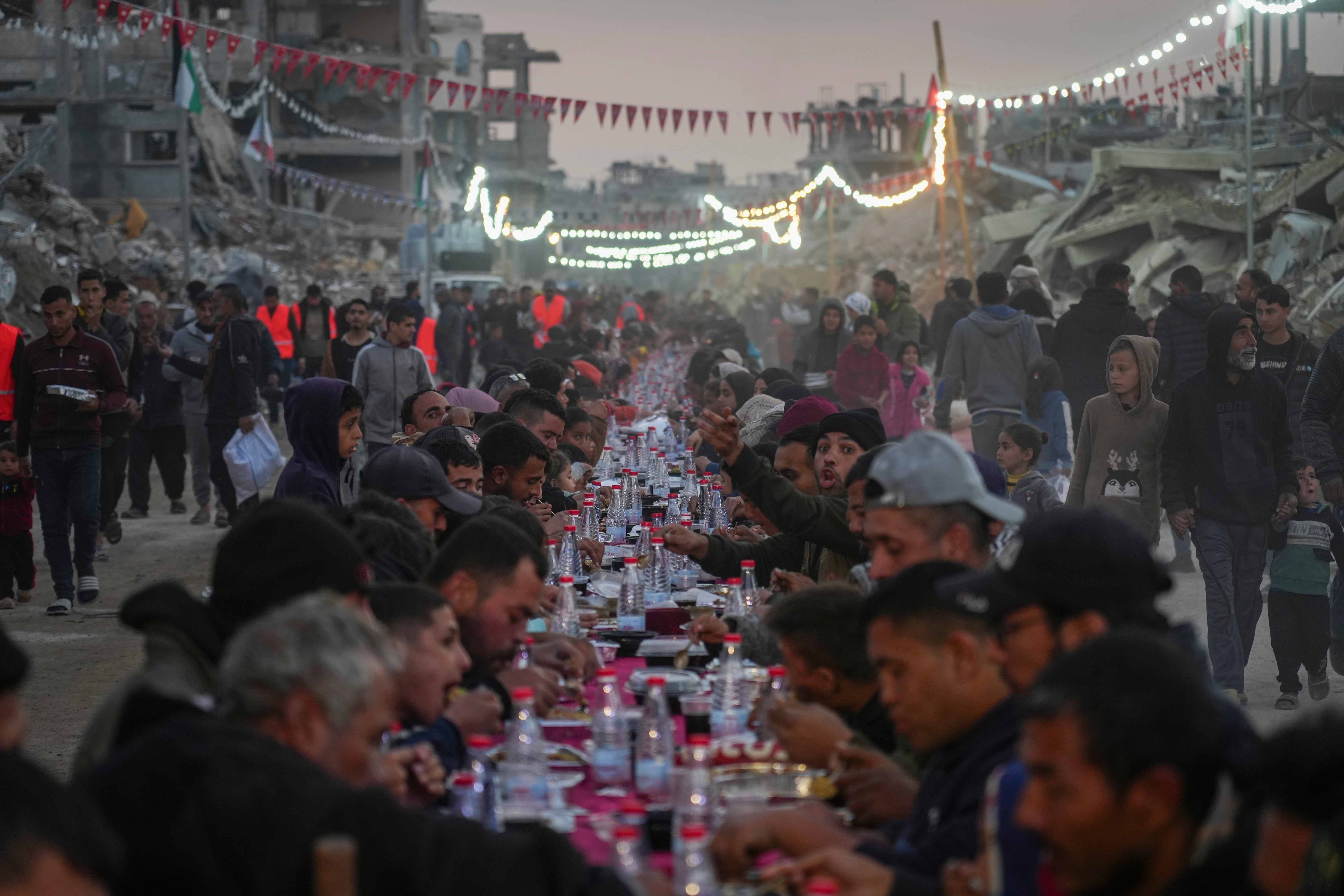 APTOPIX Israel Palestinians Ramadan