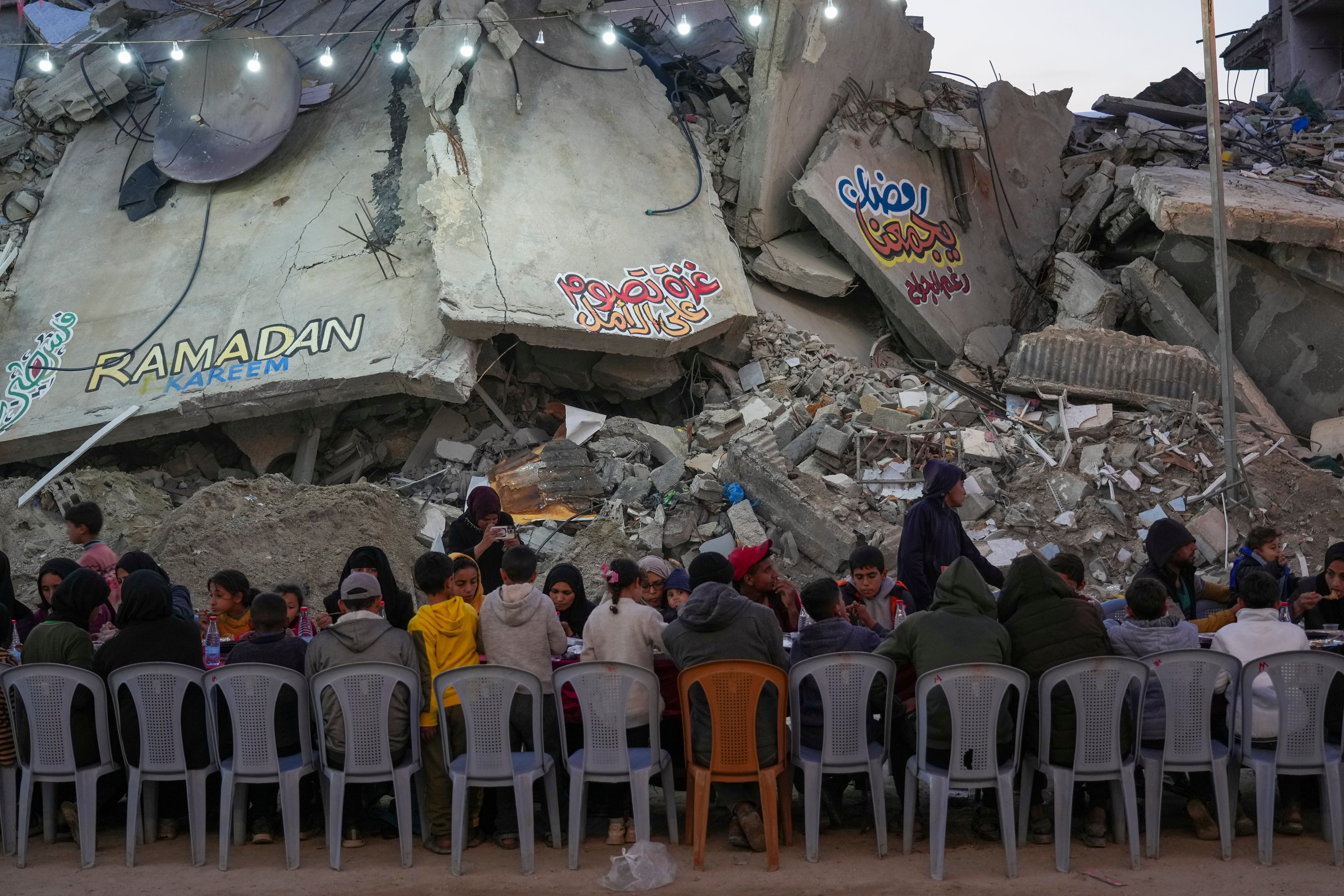 APTOPIX Israel Palestinians Ramadan