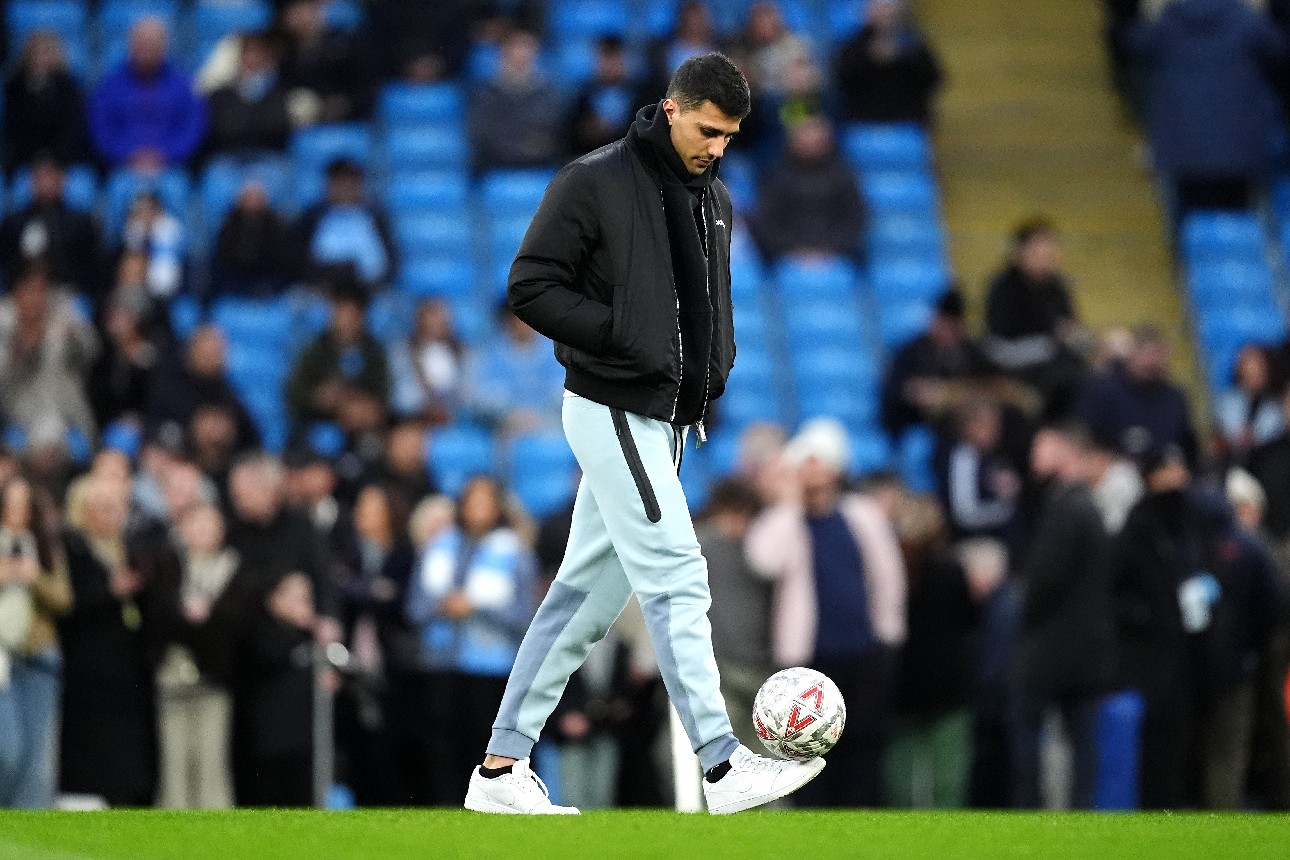 Man City midfielder Rodri could make a return to the team before the end of the season says Pep Guardiola