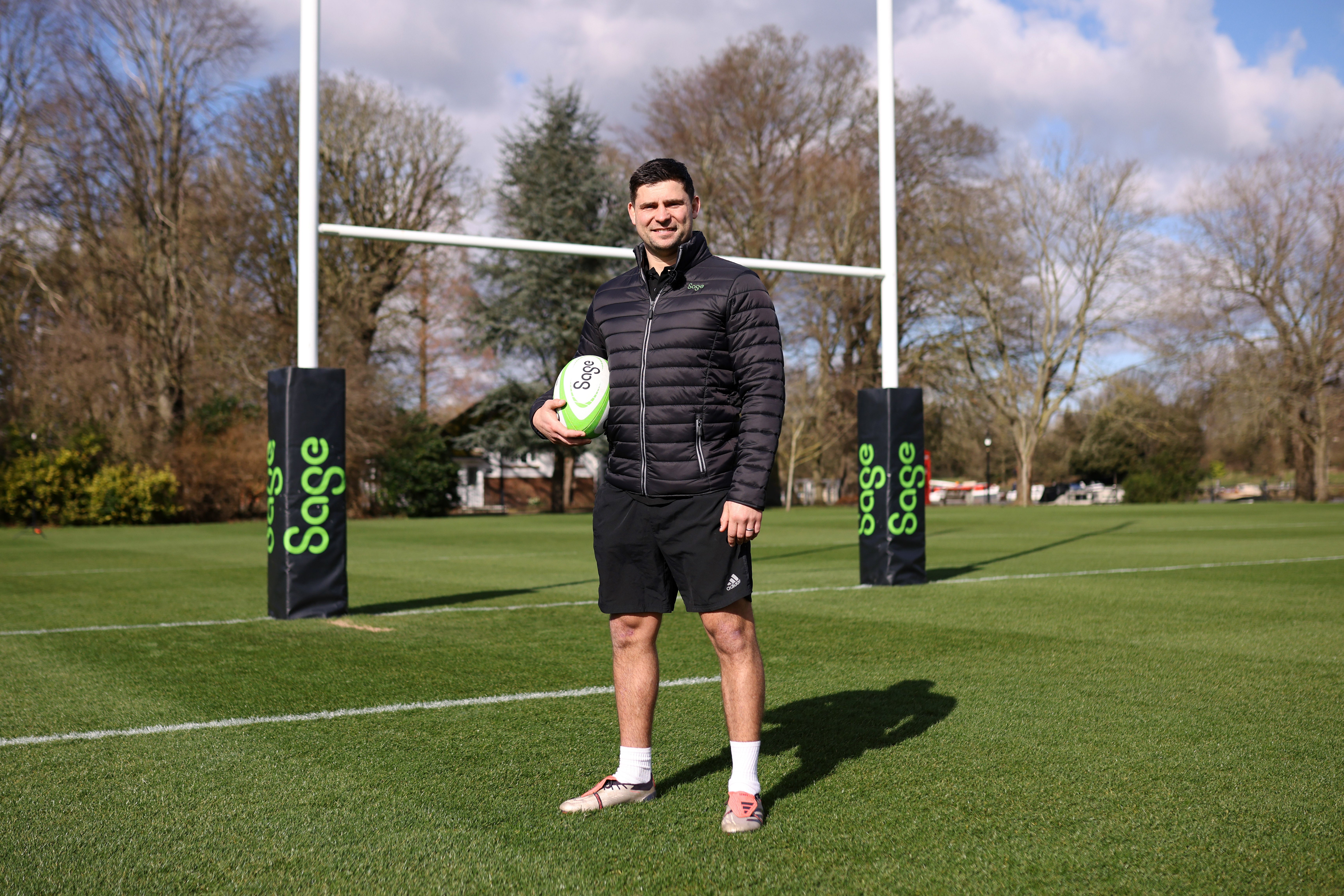 Ben Youngs, England's most capped male rugby player, is an ambassador for Sage
