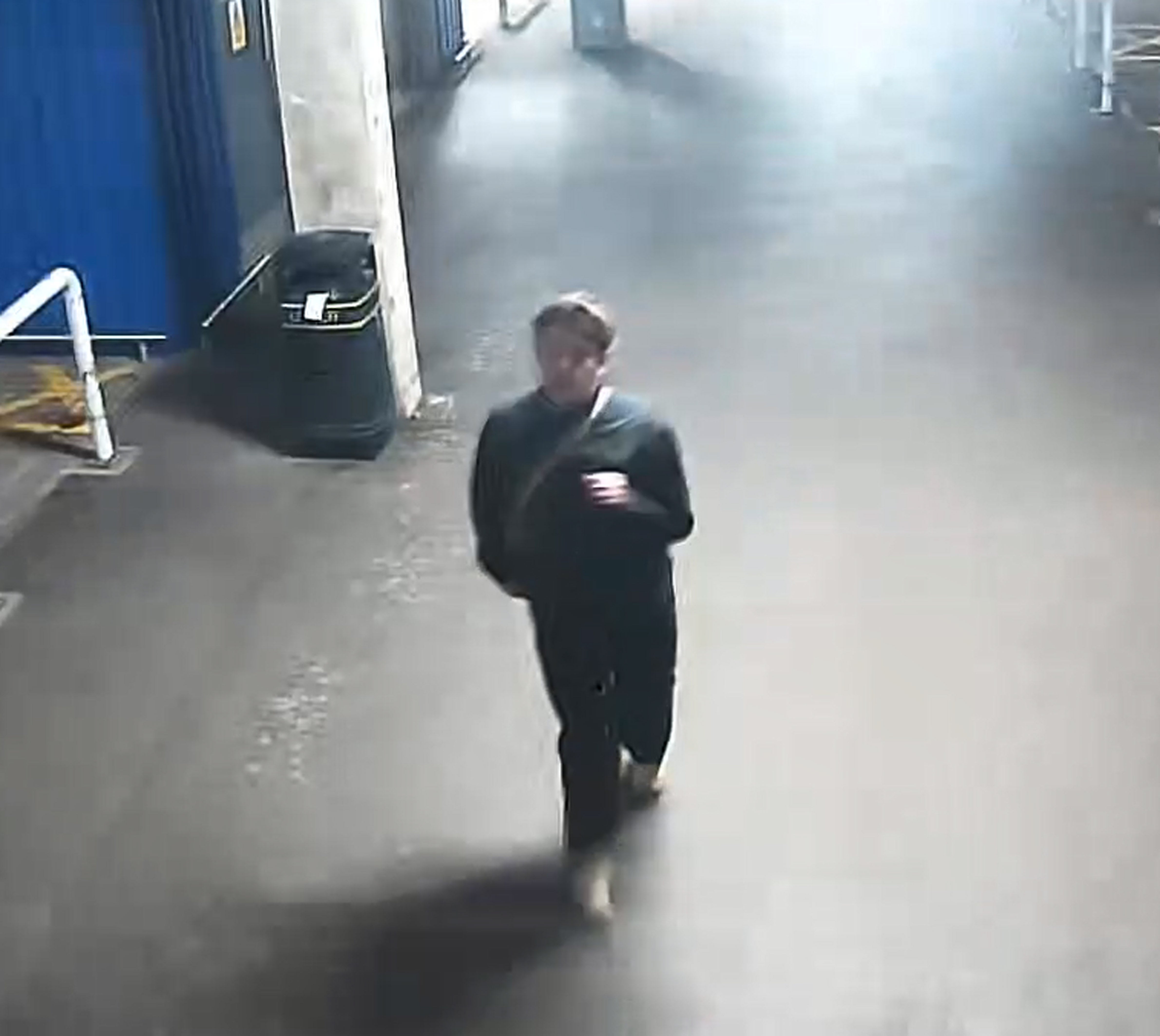 A CCTV image of Luis Piovesana, who was last seen at about 3am on Friday at Eastgate retail park in Bristol (Avon and Somerset Police/PA)