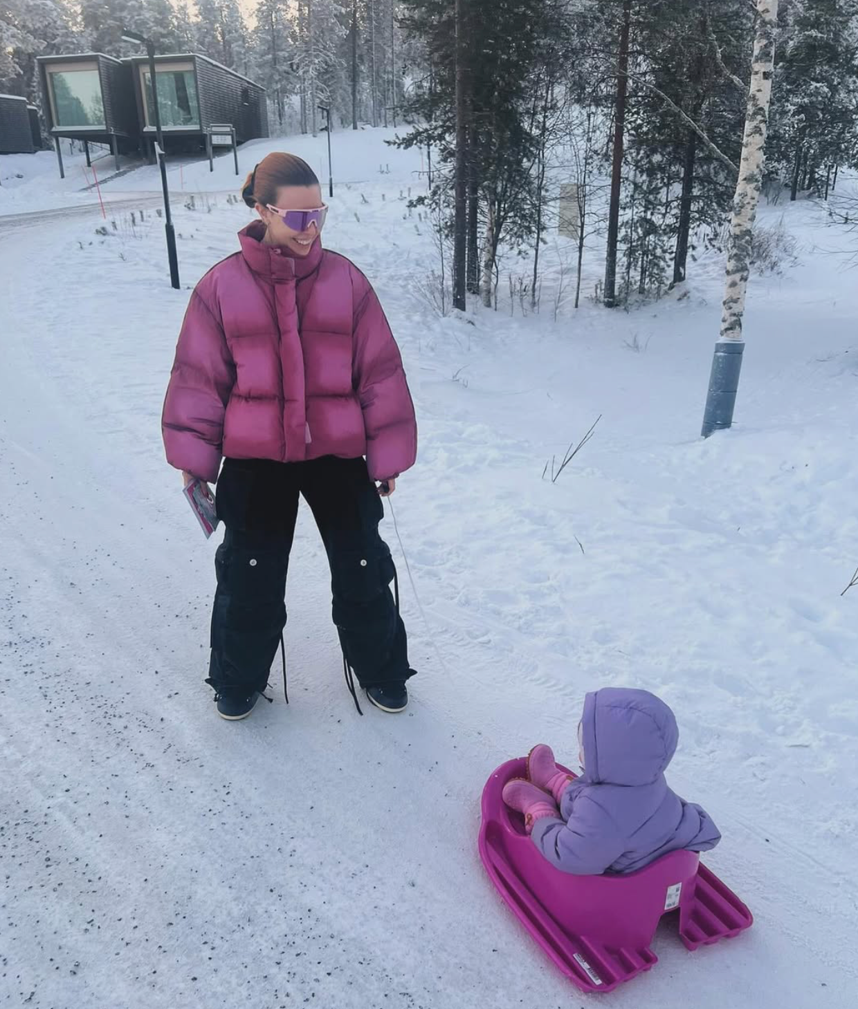 Dooley with her daughter Minnie, who celebrated her second birthday in January