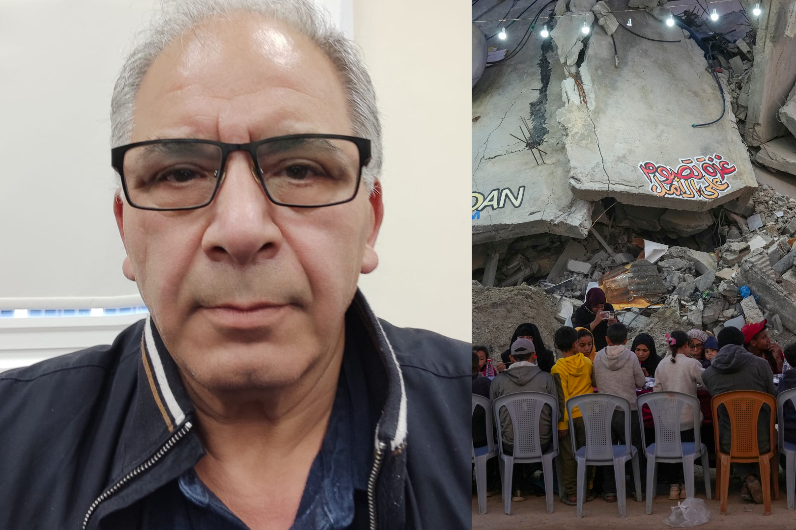 Wael Shawish, was born in east Jerusalem and is now based in Glasgow in Scotland (Wael Shawish/AP Photo/PA)