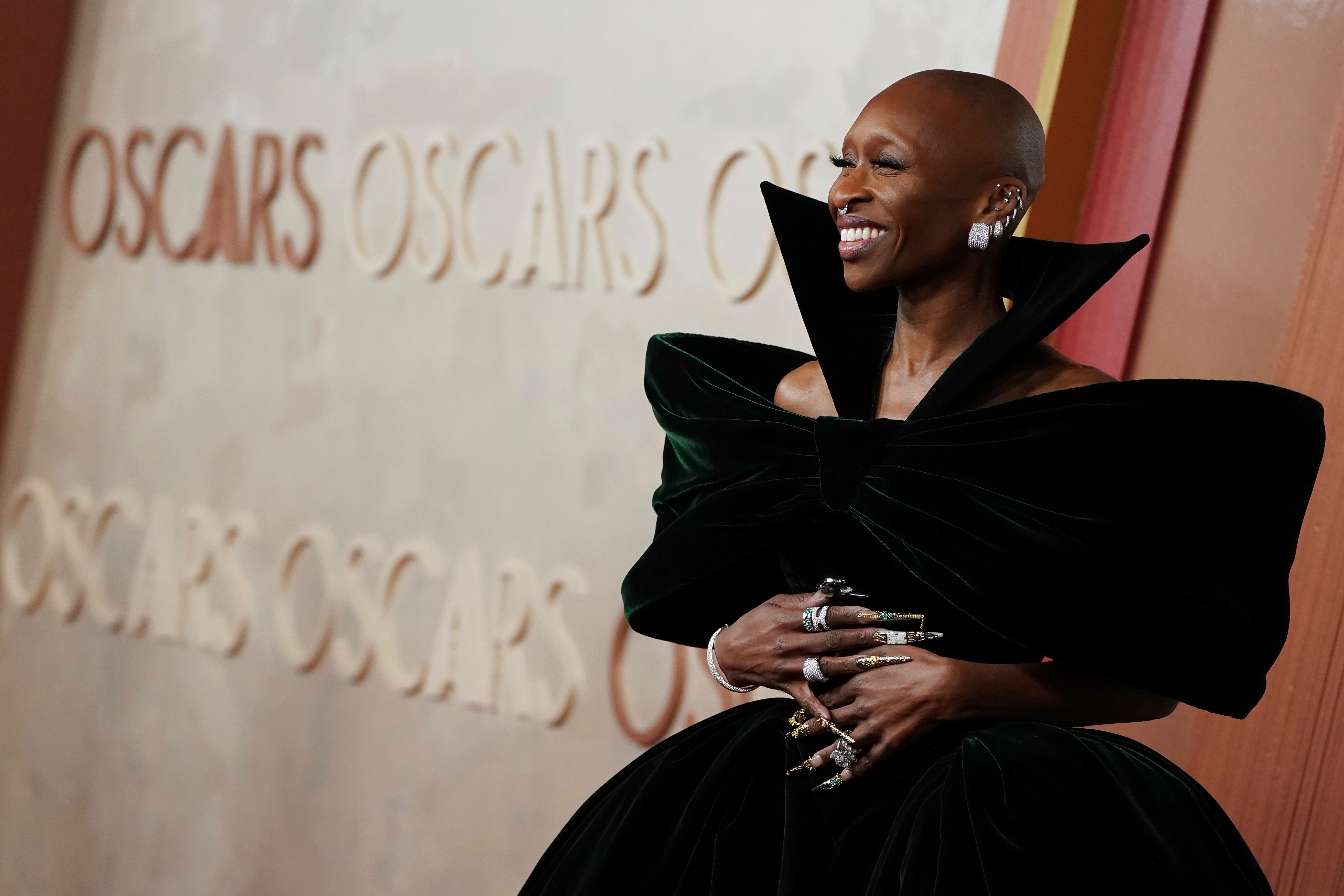 Cynthia Erivo at the Oscars