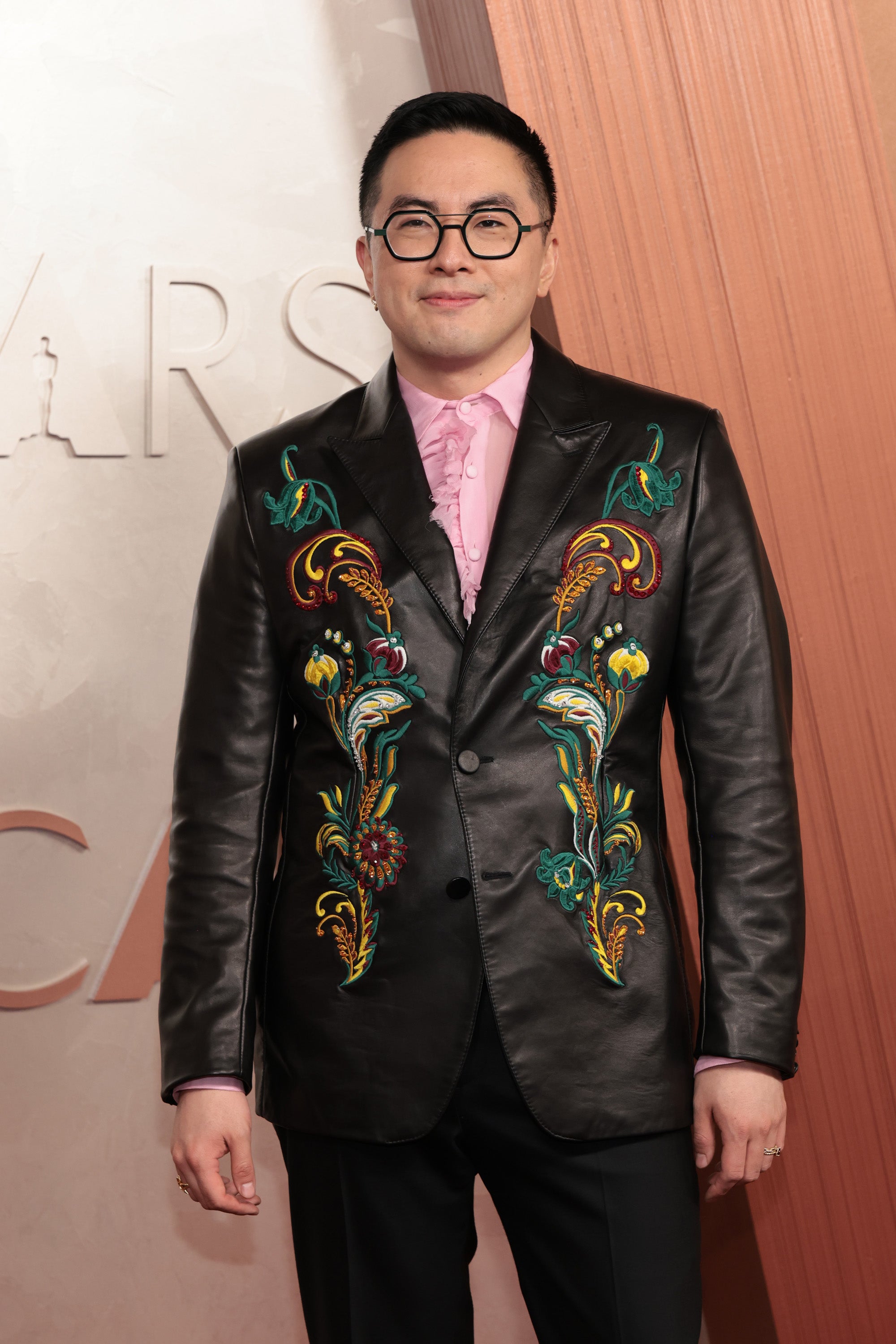 Yang showed his support for the movie ‘Wicked’ in which he played Pfannee, one of Glinda’s friends