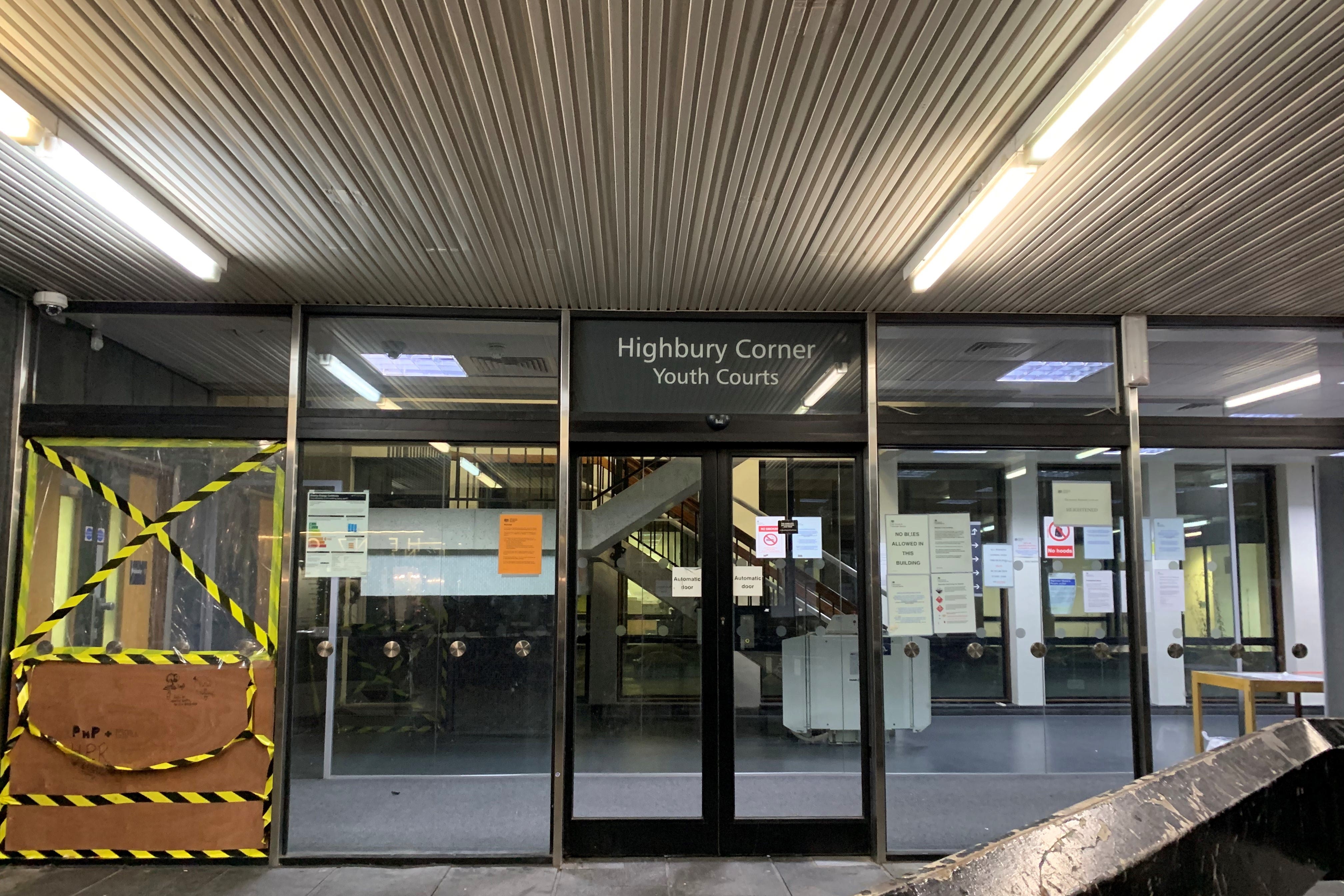 The case is being heard at Highbury Corner Youth Court in north London (Jess Glass/PA)