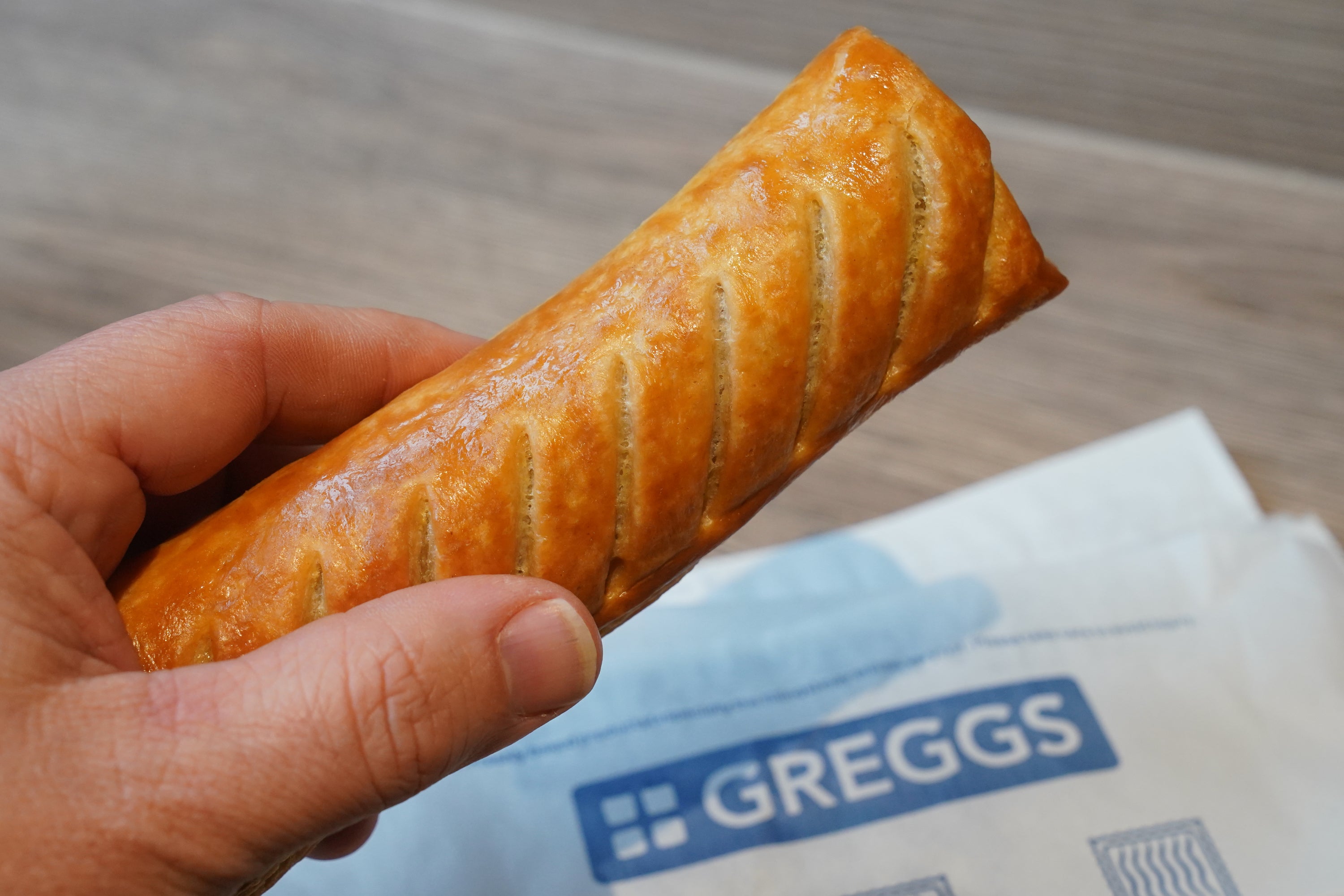 More than one million Greggs sausage rolls were eaten every day over the past year