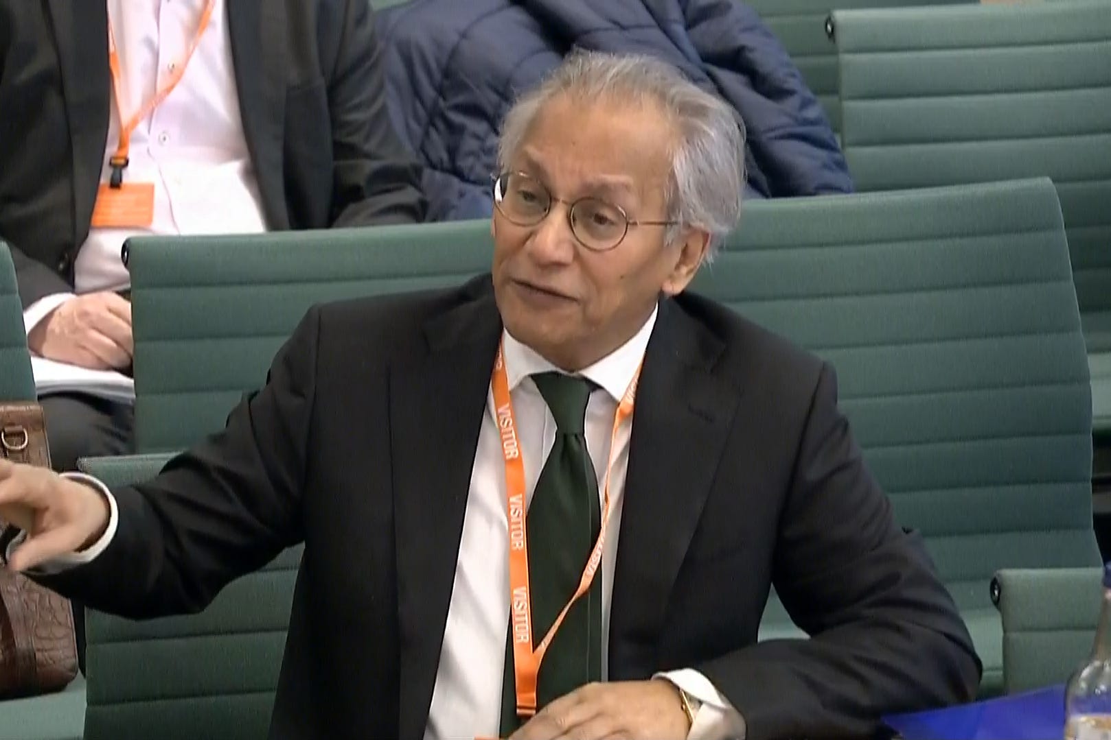 BBC chairman Samir Shah answered questions at the Culture, Media and Sport Committee in the House of Commons (House of Commons/UK Parliament/PA)