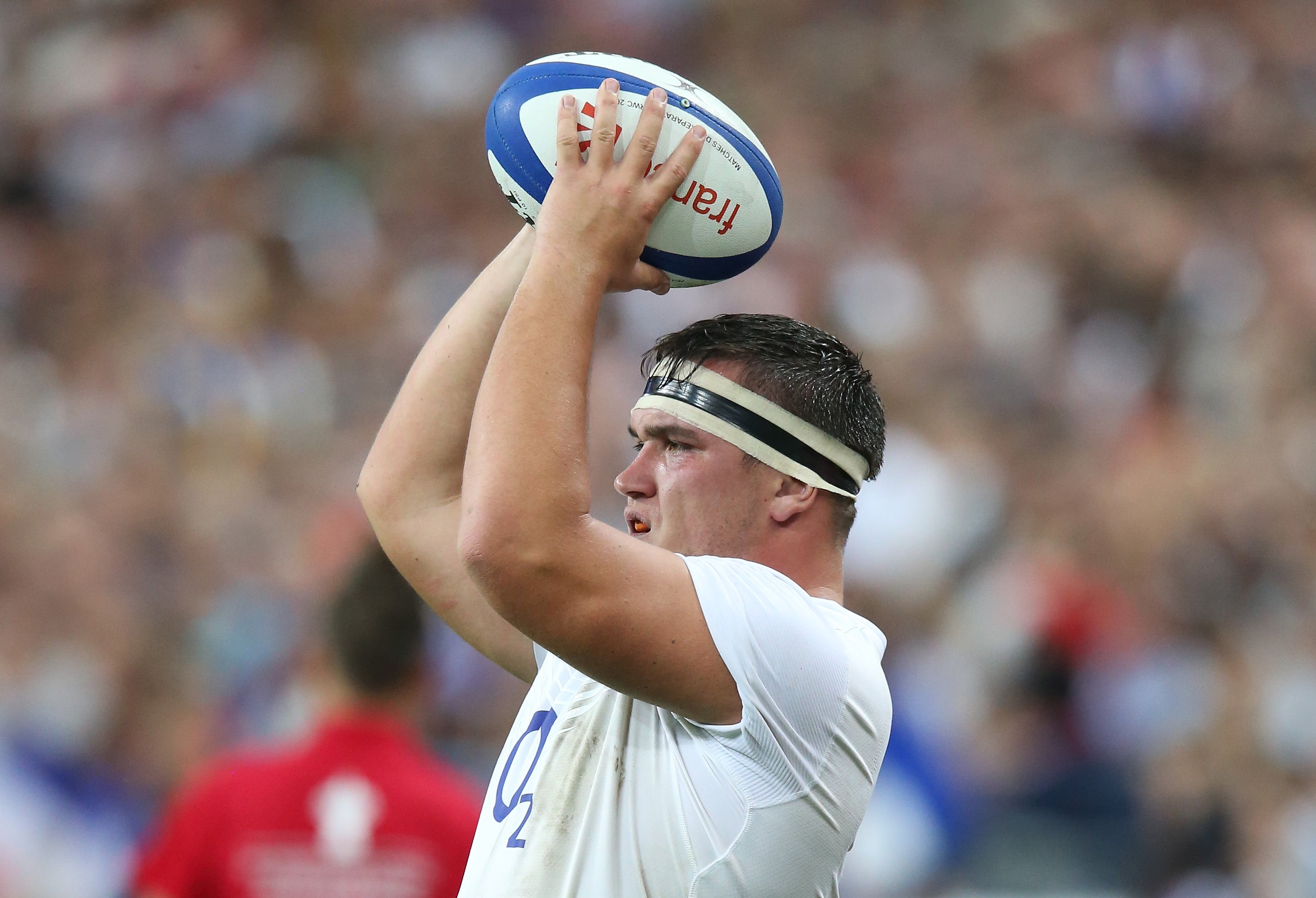 Jamie George made his Test debut against France in 2015
