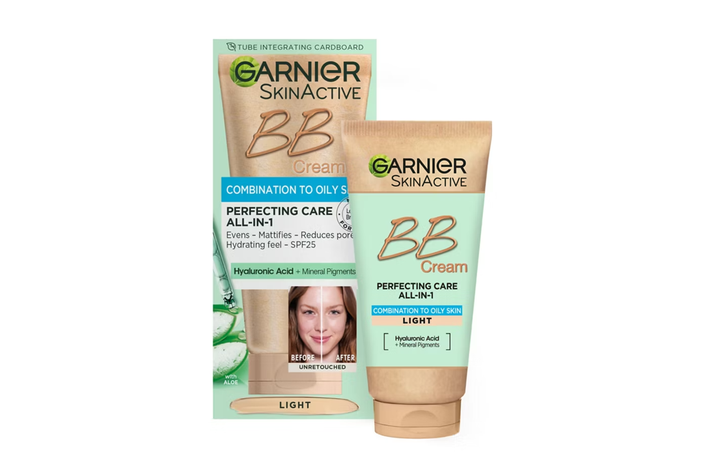 Best BB cream Indybest review Garnier Oil-Free Perfecting Care All-in-1 BB Cream SPF25 Light Shade