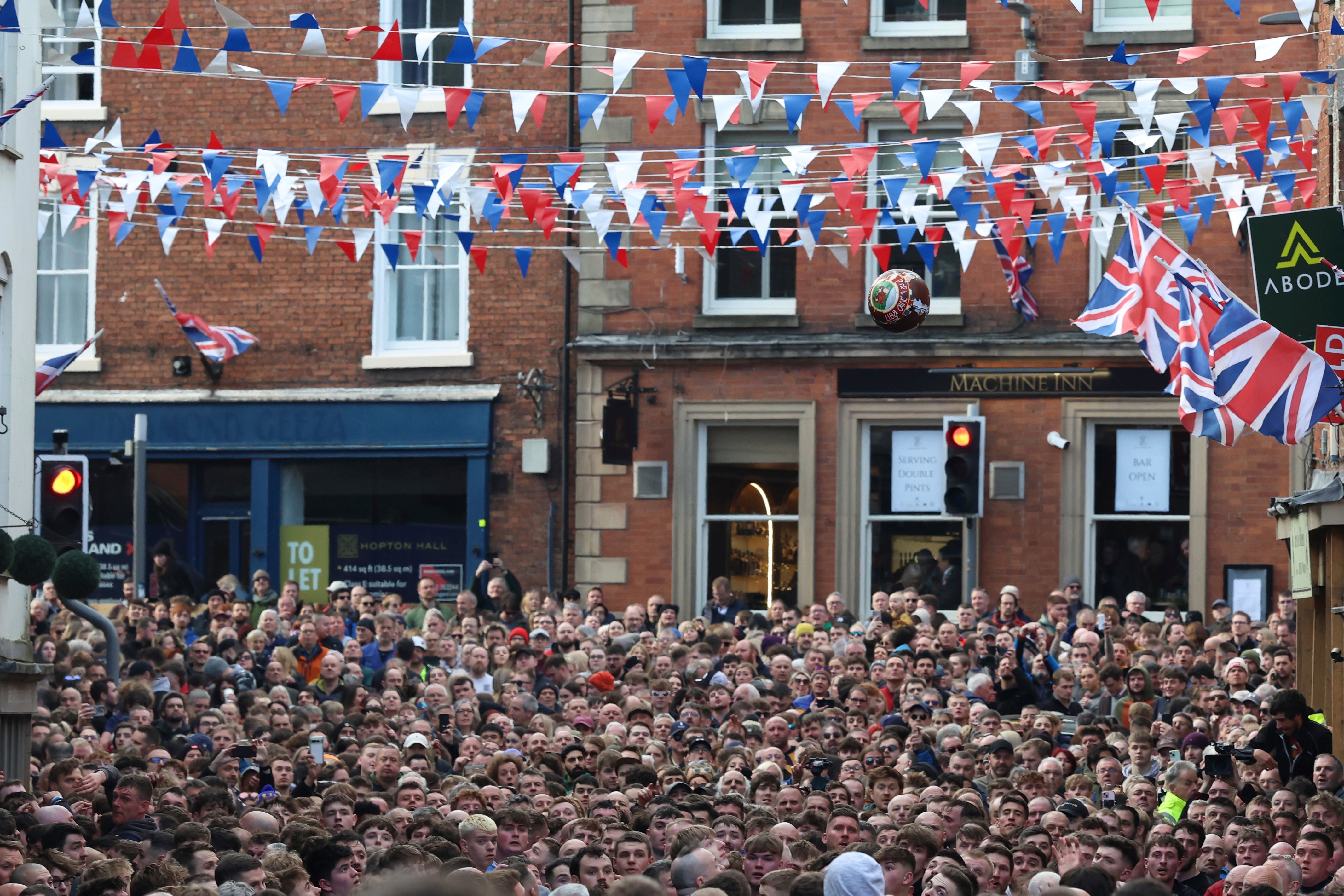 Britain Shrovetide Football